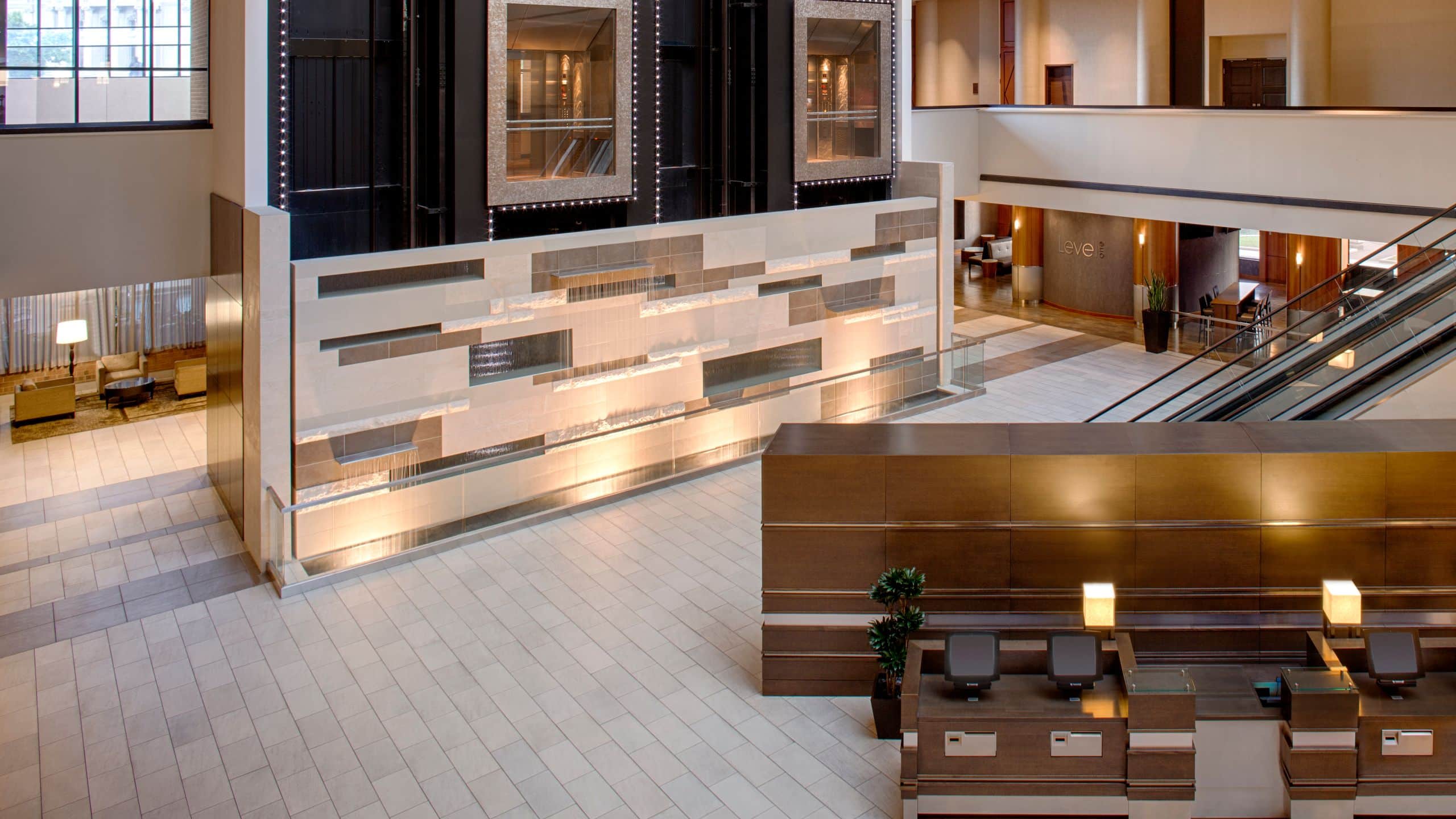 Hyatt Regency Indianapolis Lobby Fountain