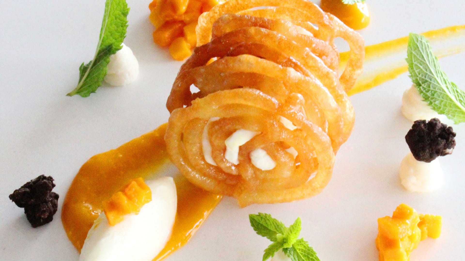 Hyatt Regency Gurgaon Jalebi Napoletan