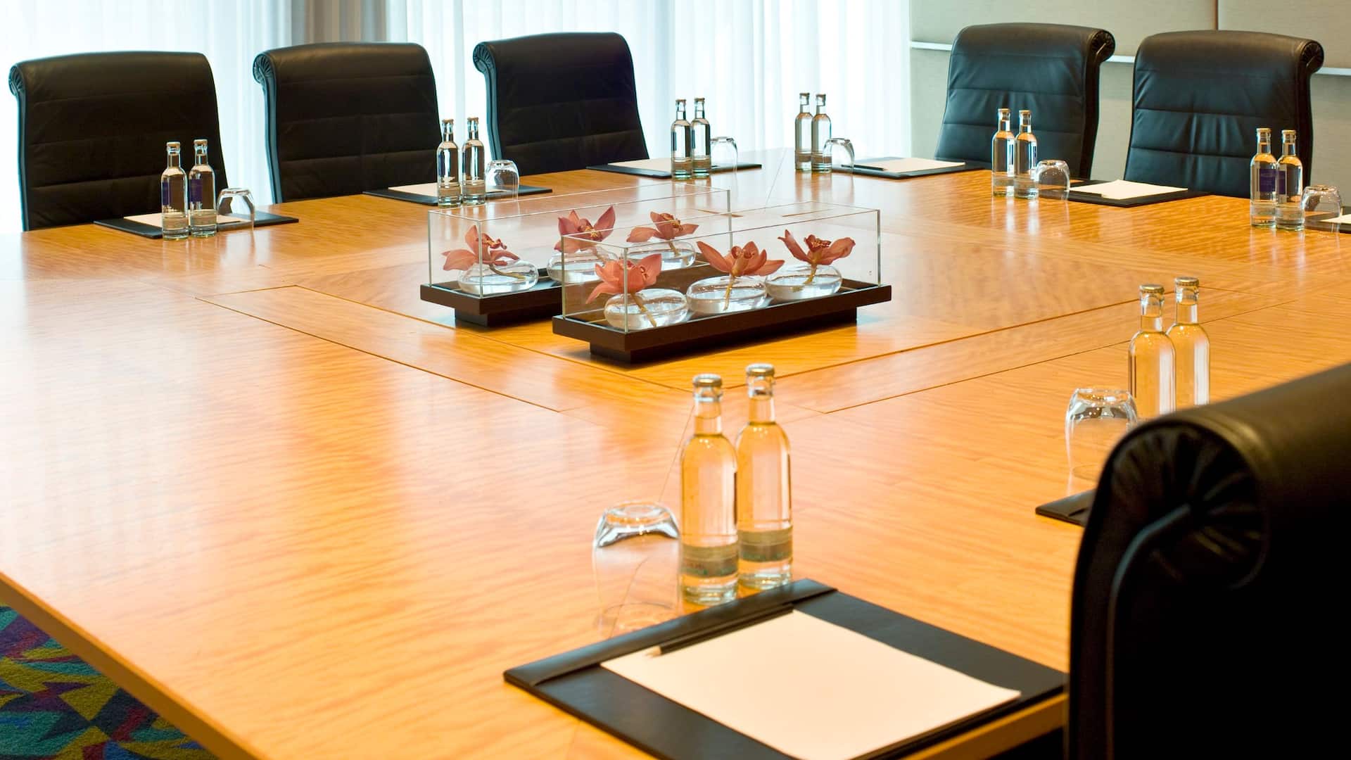 Table at boardroom at Hyatt Regency Mainz