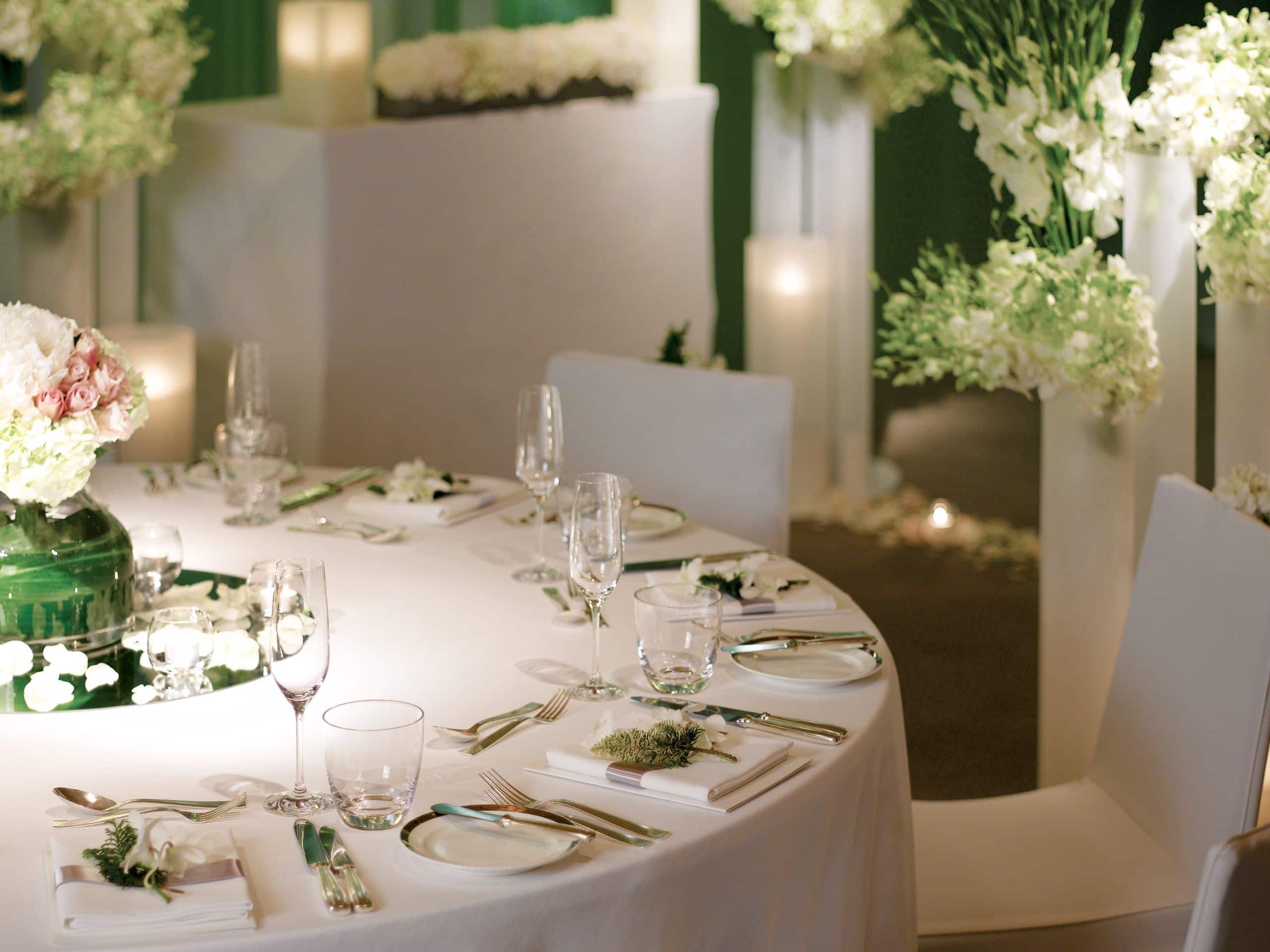 Park Hyatt Seoul Wedding Tables