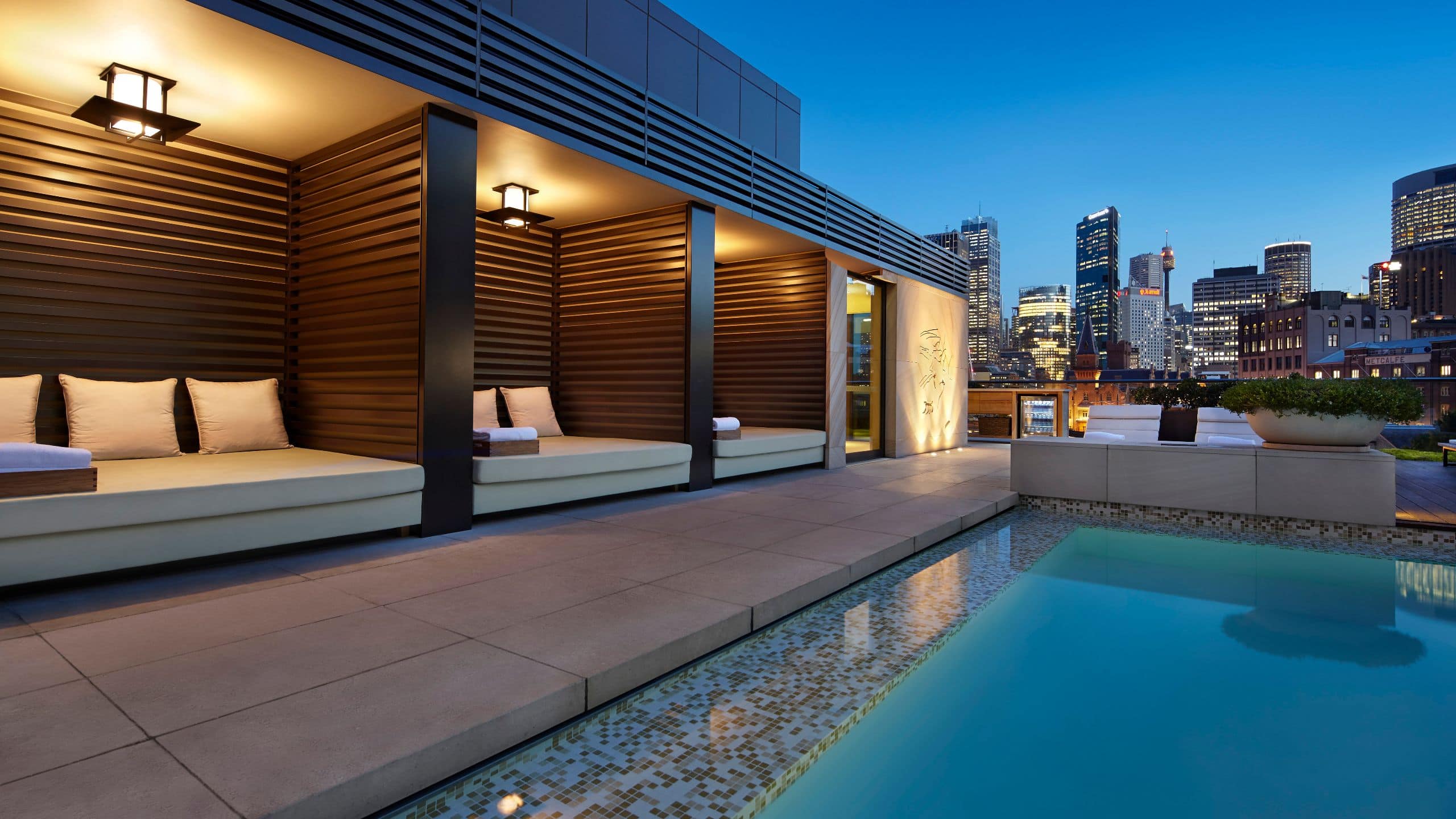 Park Hyatt Sydney Outdoor Cabanas