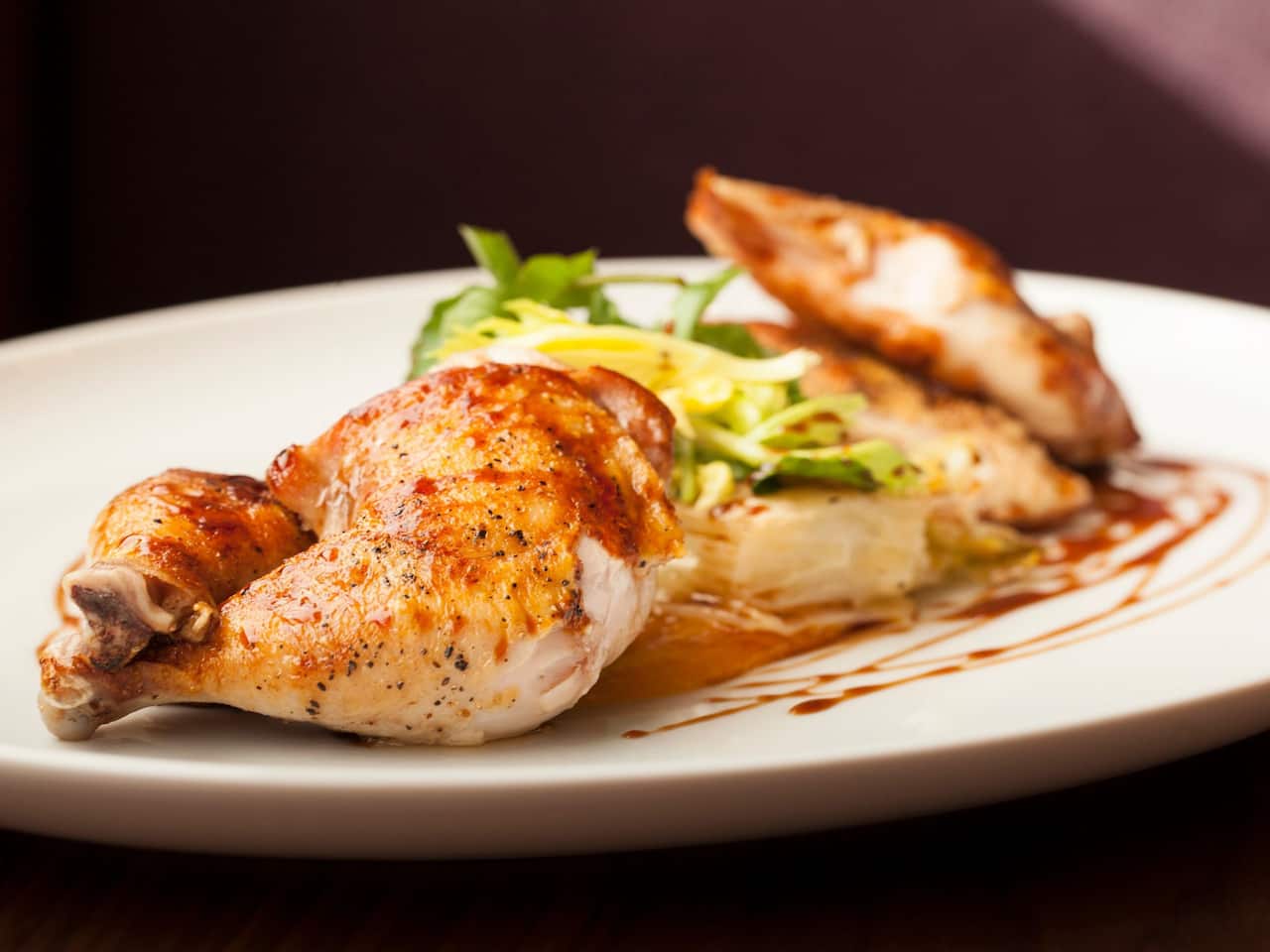 Grand Hyatt San Francisco Bay Plated Chicken