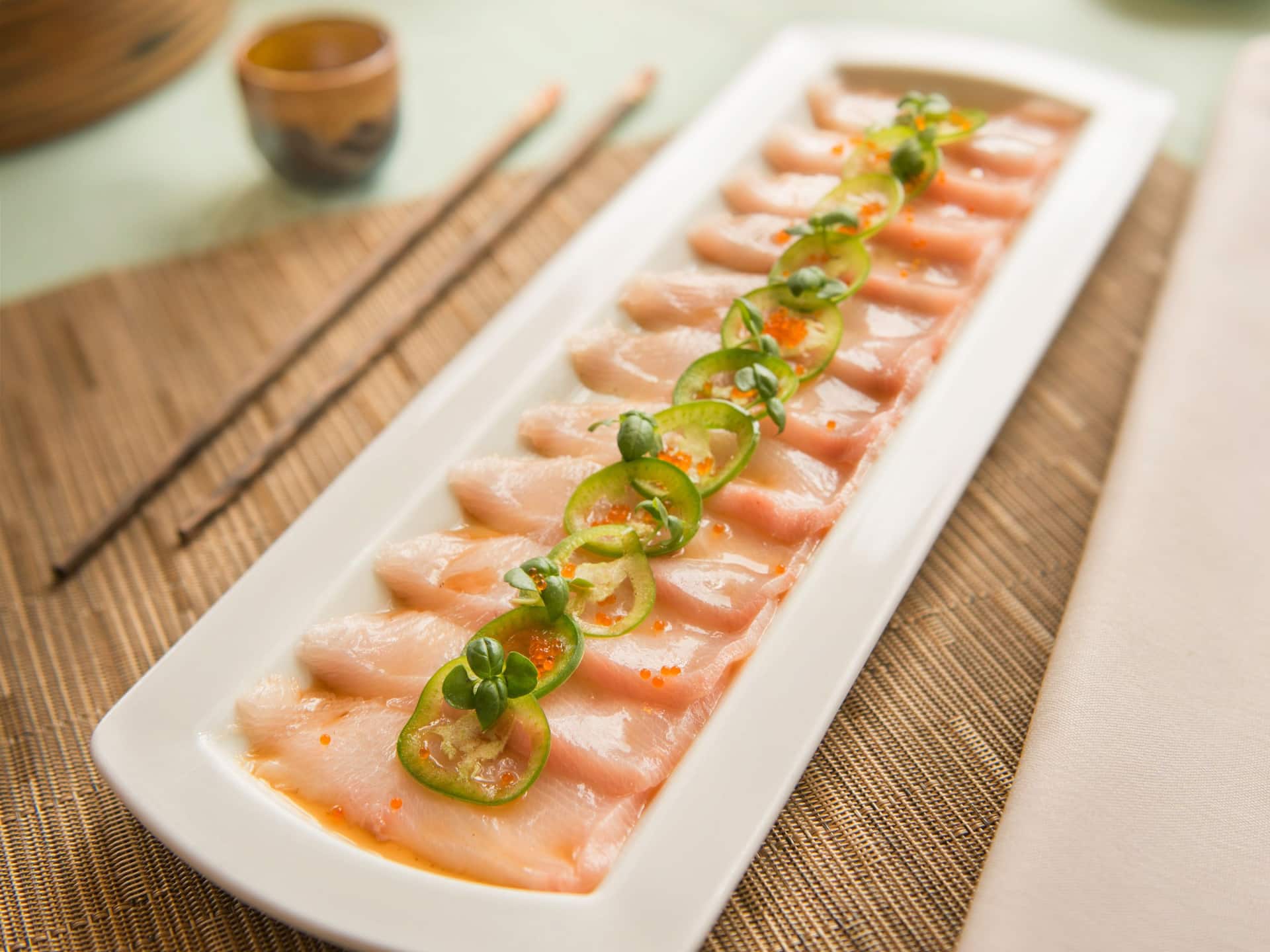 Grand Hyatt Kauai Resort & Spa Stevensons Hamachi Carpaccio