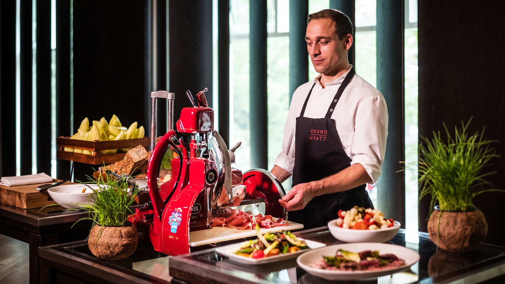 Personal catering service at Grand Hyatt Berlin