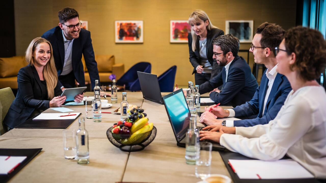 team workshop and networking at Grand Hyatt Berlin
