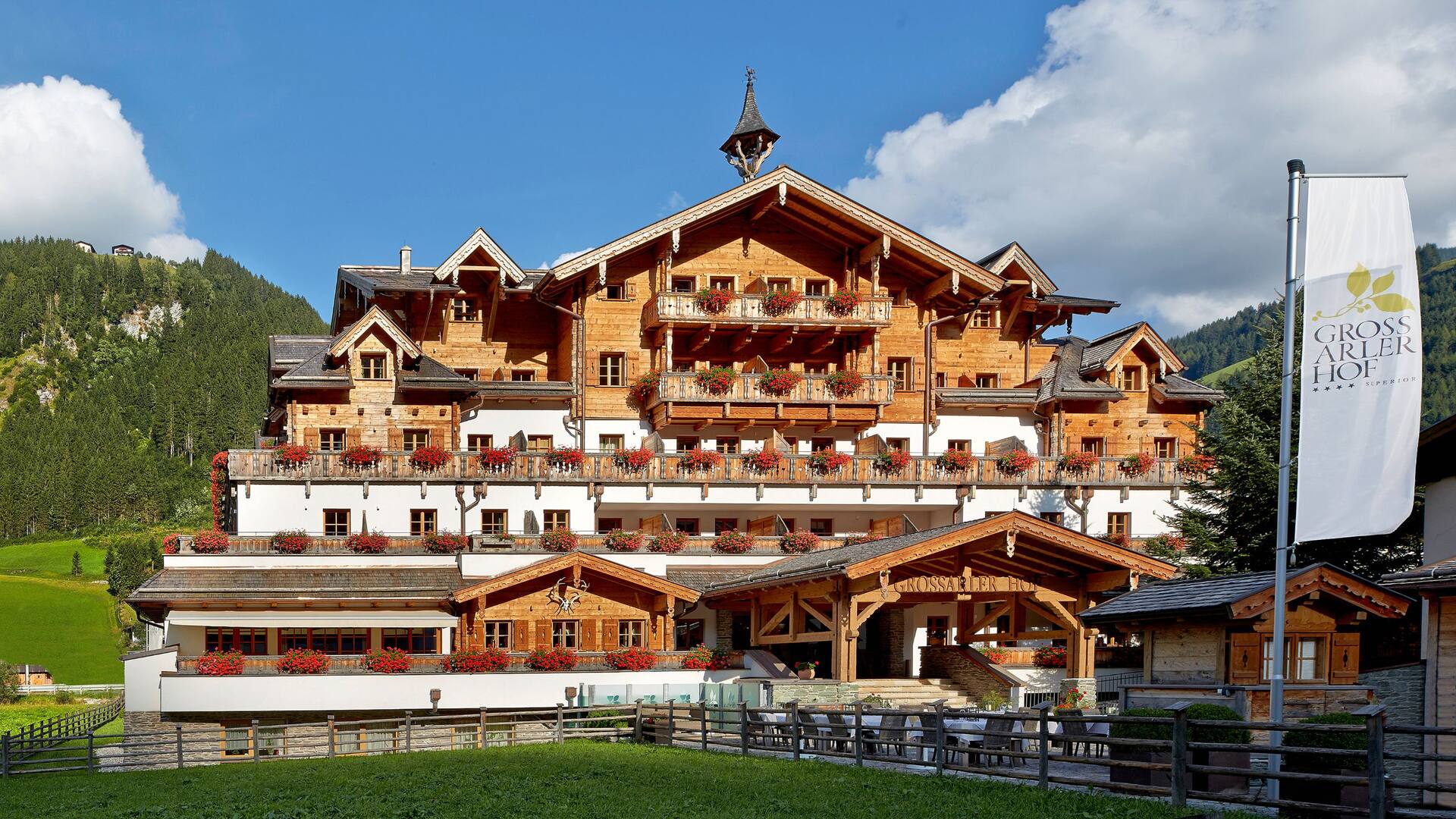 Exterior during summer