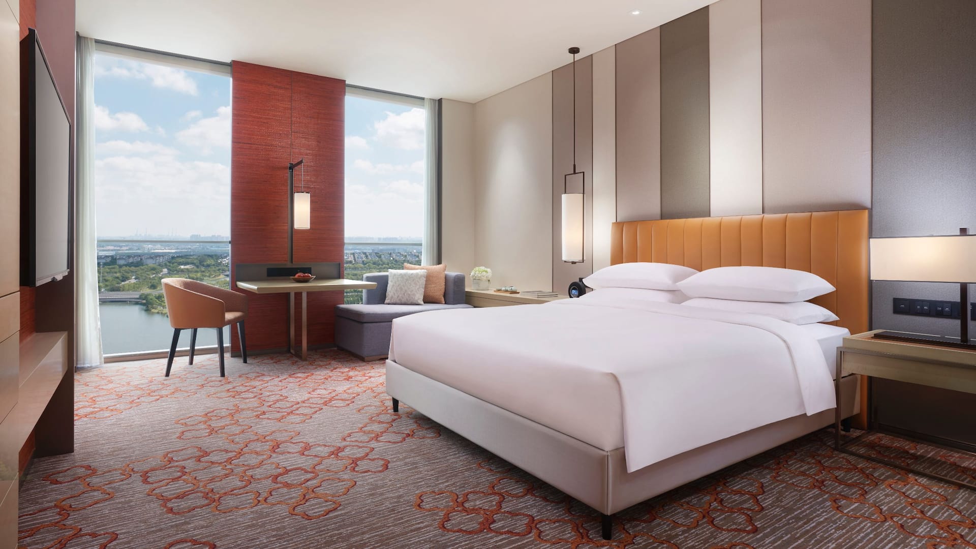 第 1，共 1 Hyatt Regency Shanghai Jiading King Lake View Guestroom