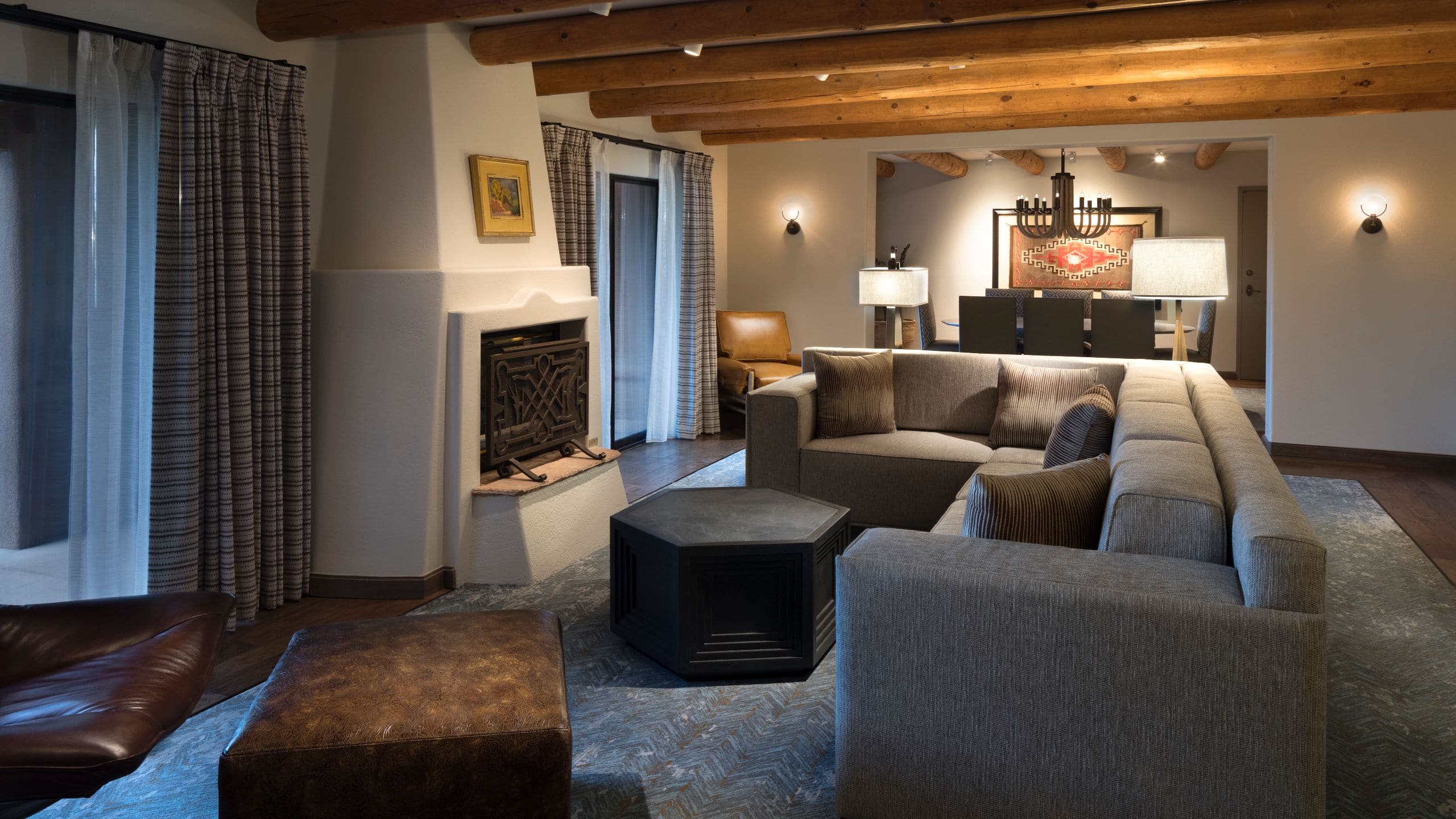 Hyatt Regency Tamaya Resort and Spa Presidential Suite Living Room
