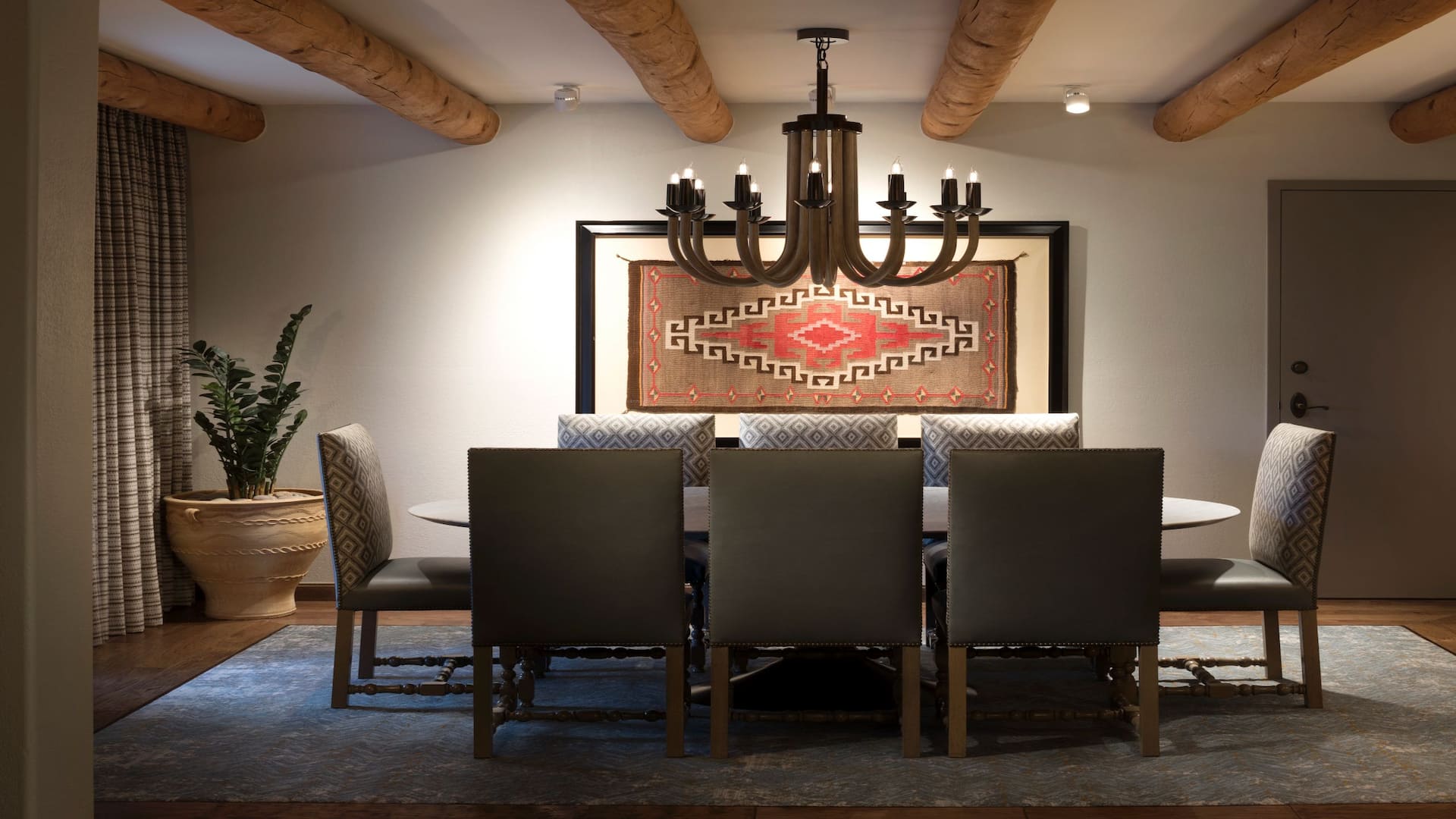 Hyatt Regency Tamaya Resort and Spa Presidential Suite Dining Room