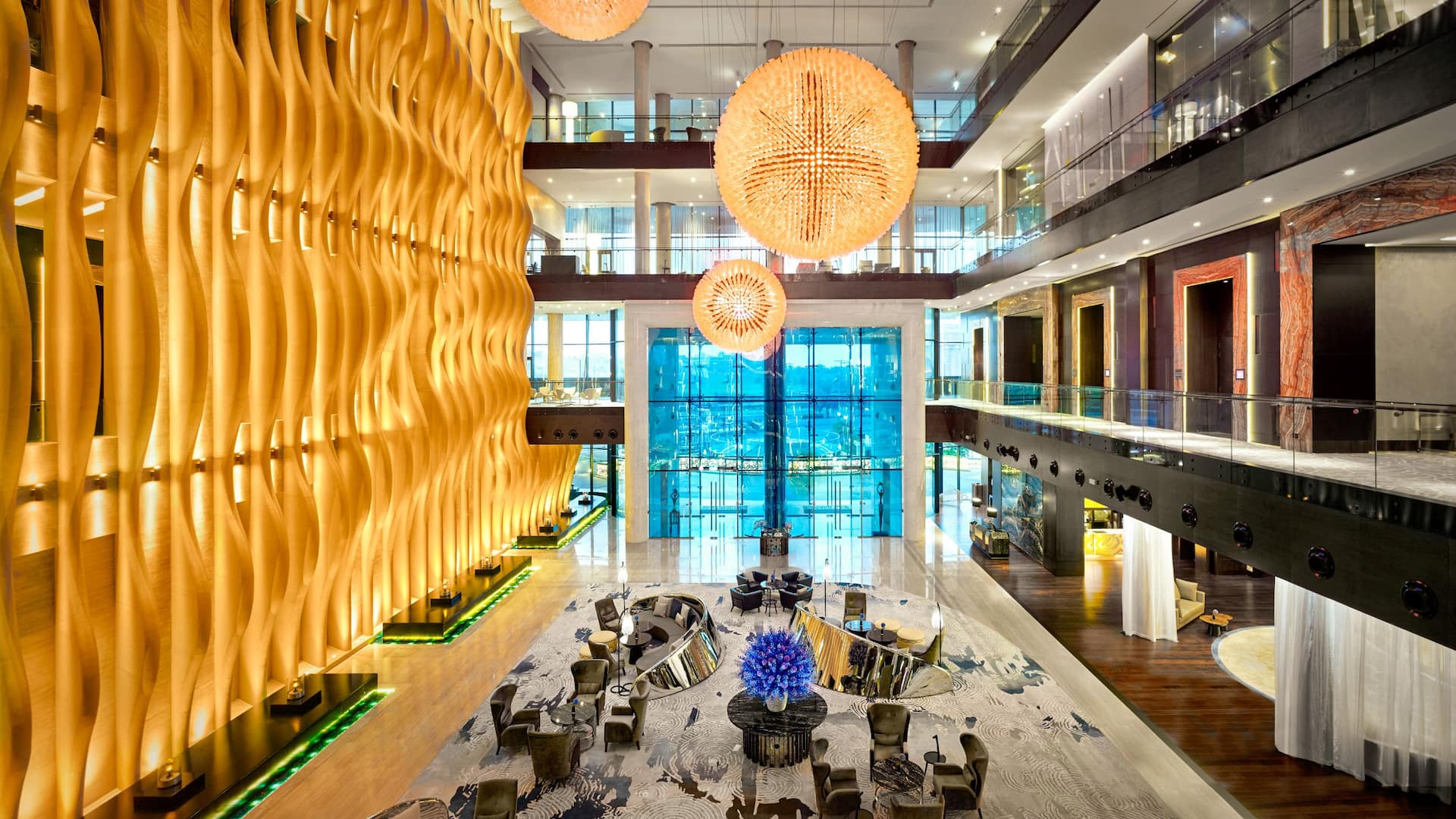 Lobby at Grand Hyatt Abu Dhabi