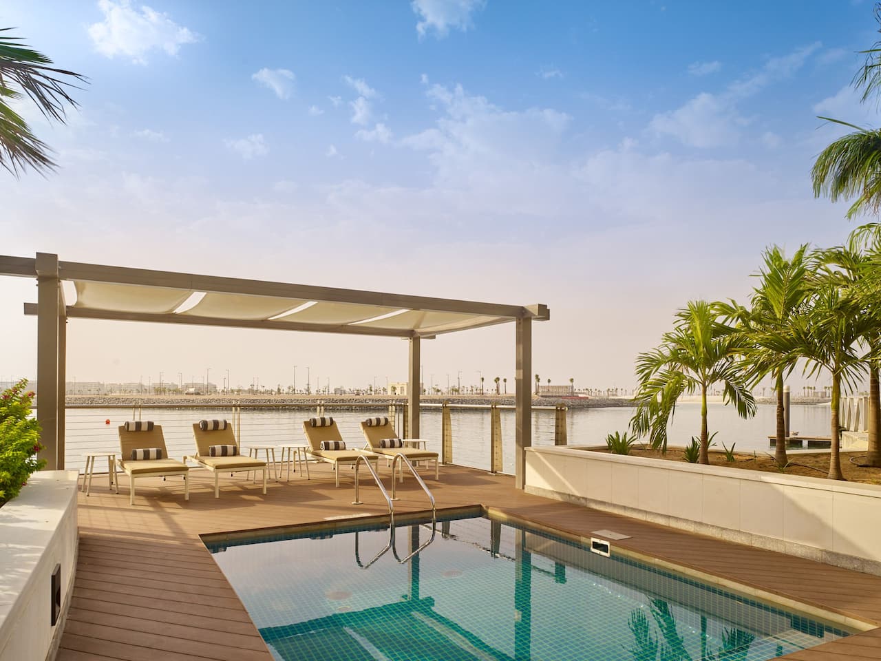 pool side area Beach Area - Grand Hyatt Abu Dhabi