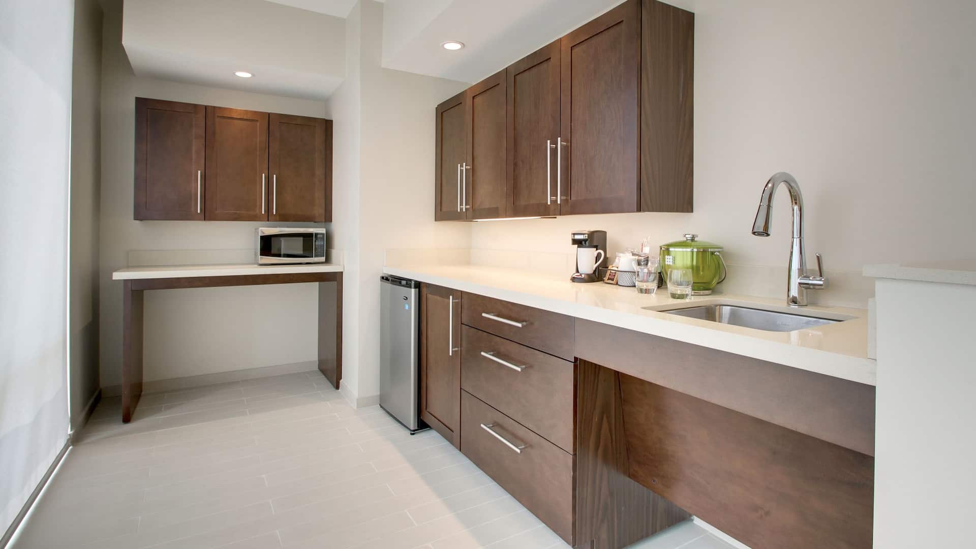 3 of 7 Hyatt Place Milwaukee Downtown Accessible King Bedroom Suite Kitchenette