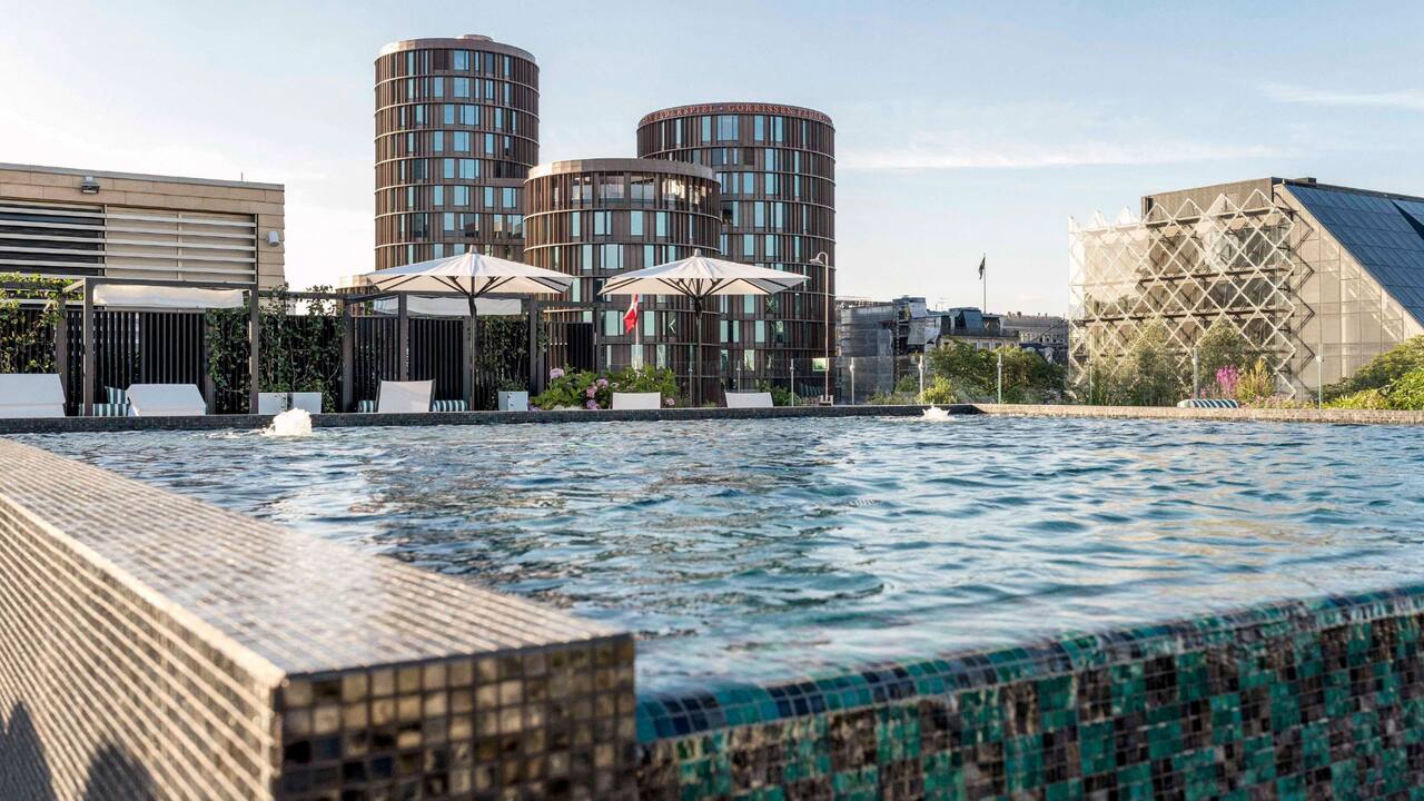 Rooftop pool