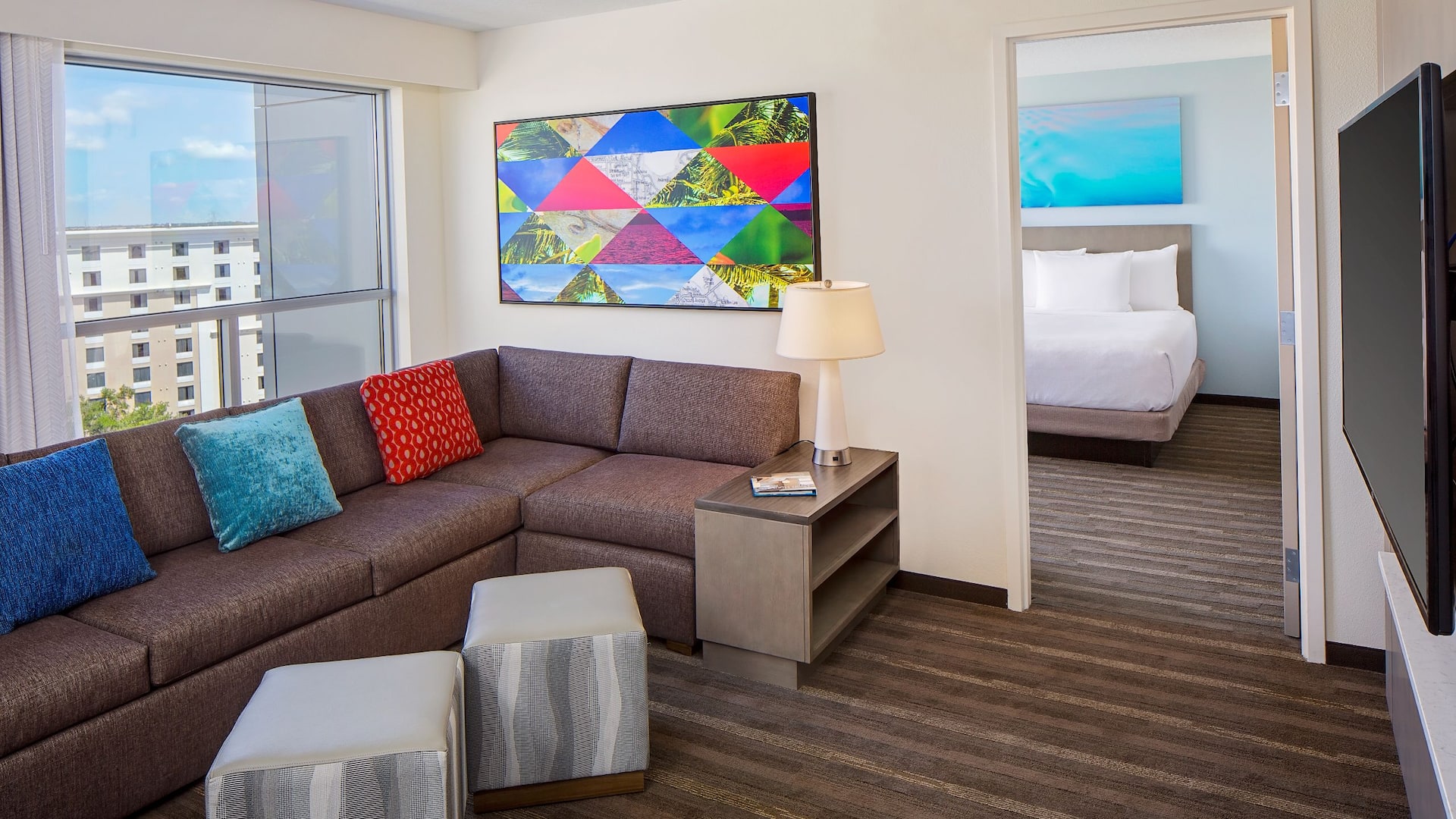 第 2，共 4 Hyatt House across from Universal Orlando Resort™ Specialty One Bedroom Kitchen Suite