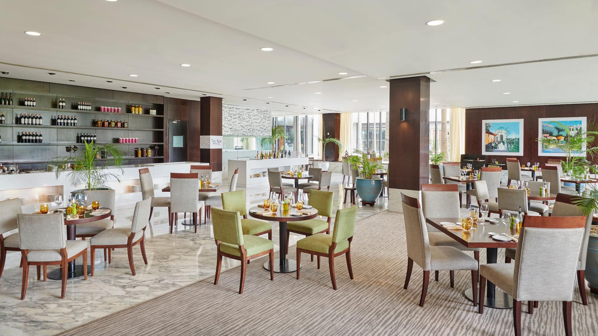 Hyatt Regency Dar es Salaam, The Kilimanjaro The Palm Brasserie Restaurant