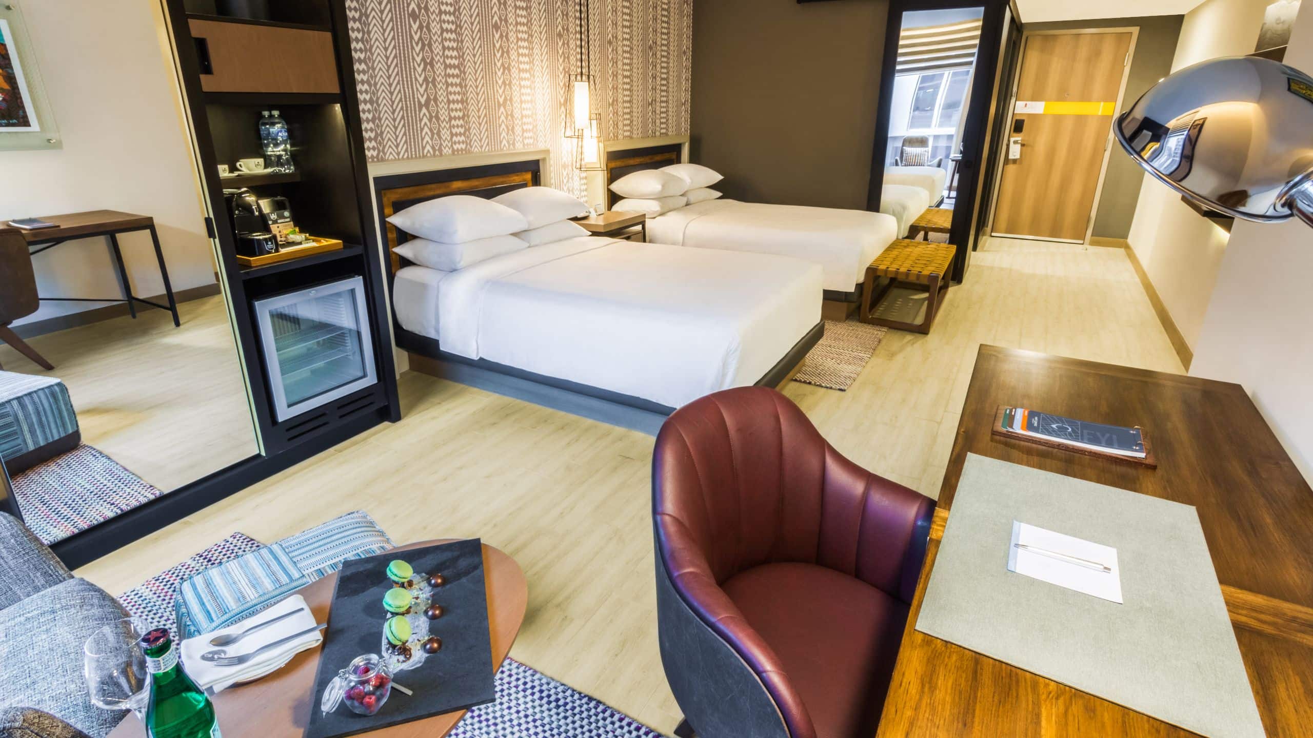 Hyatt Centric Guatemala City Two Twin Beds Guestroom