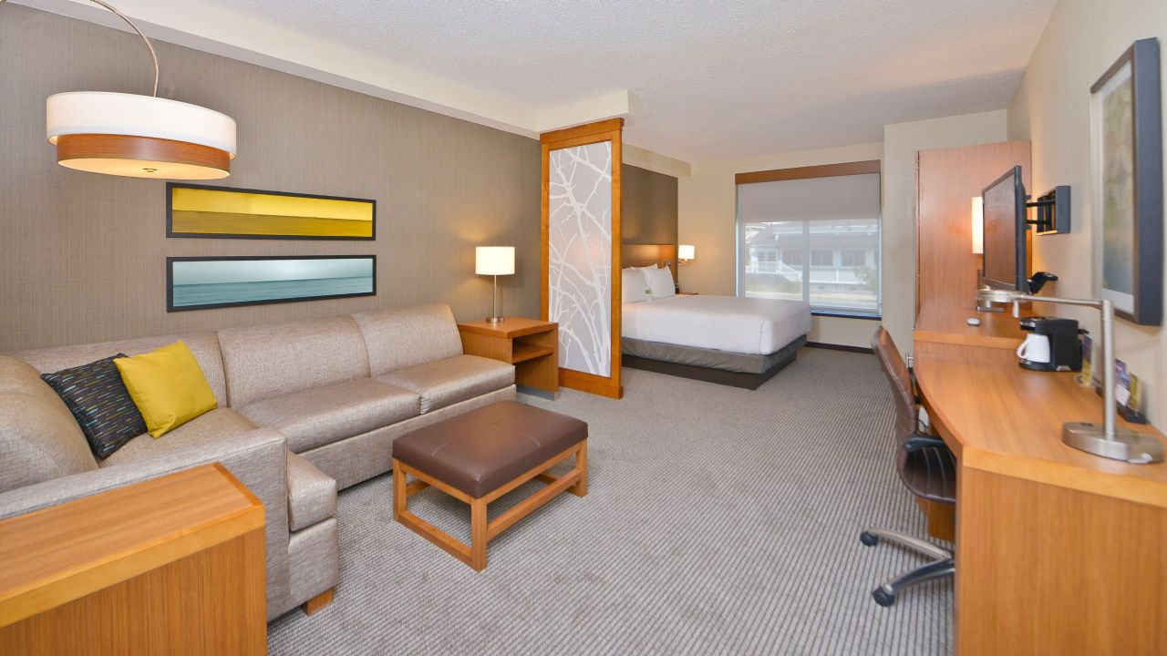 Modern Dewey Beach Hotel Near Rehoboth Hyatt Place Condo Master Bedroom