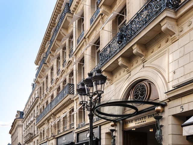 Facade Hôtel Park Hyatt Paris-Vendôme  
