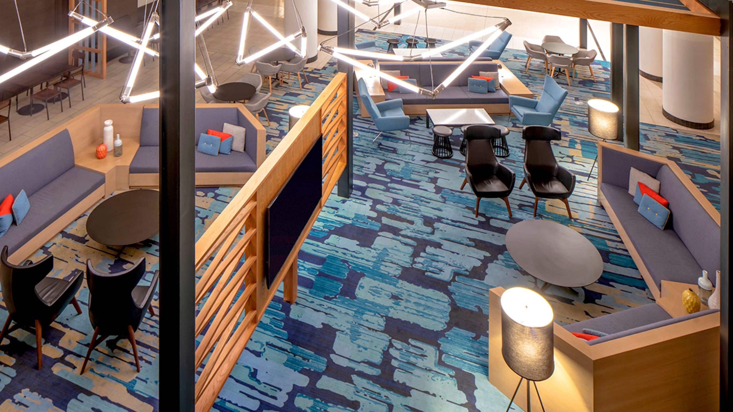 Hyatt Regency Indianapolis Lobby Seating