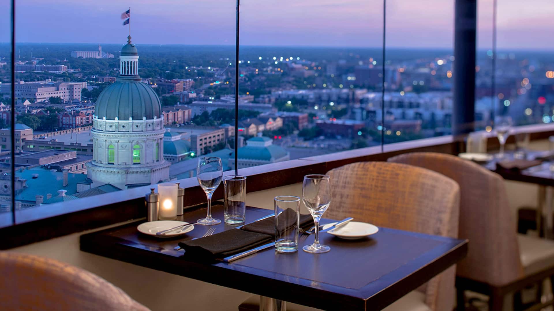 Hyatt Regency Indianapolis The Eagles Nest View