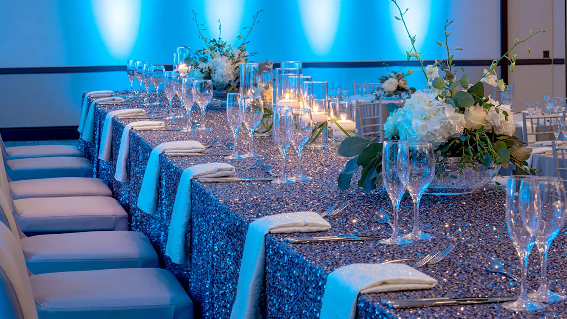 Hyatt Regency Indianapolis Banquet Head Table Setting