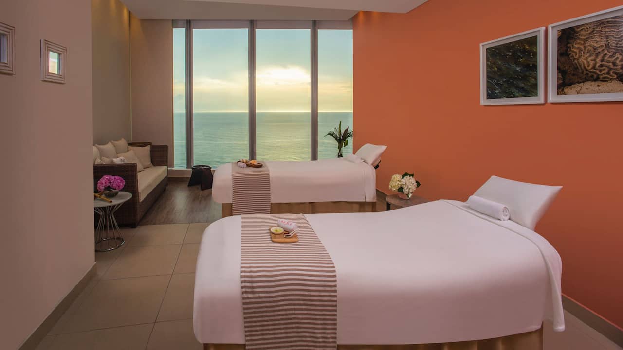 Aqoral Spa Double Treatment Room with ocean view