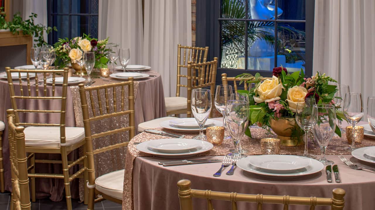 Private Dining Dinner Detail