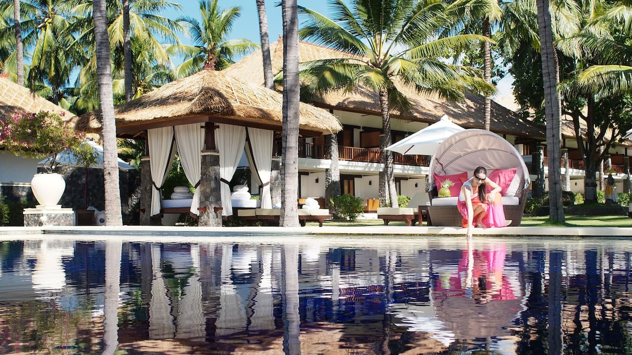 immerse yourself in a relaxing infinity pool