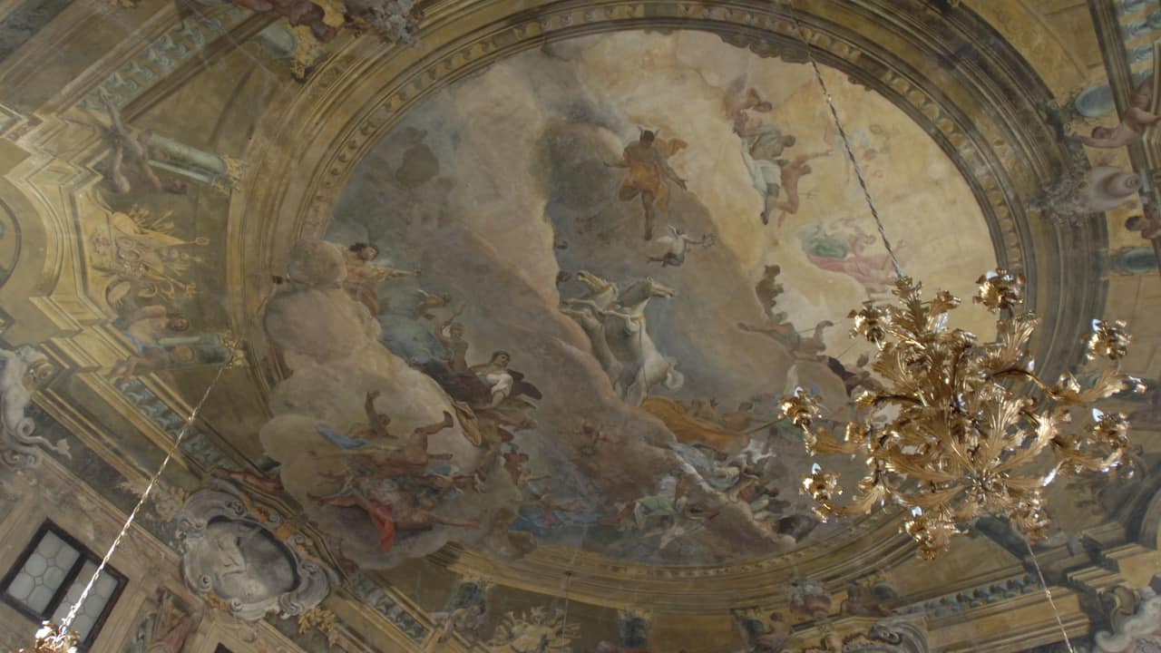 Ceiling Painting in the Ballroom
