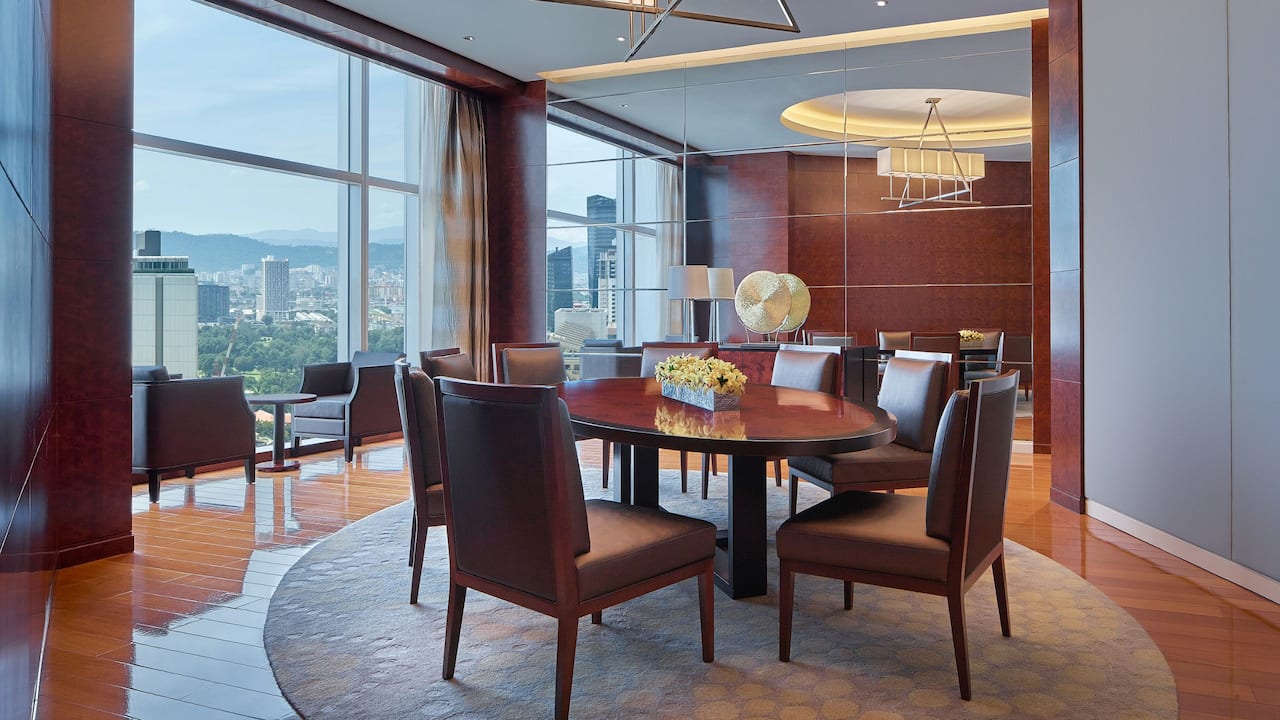 Grand Hyatt Kuala Lumpur, Malaysia, Presidential Suite Dining Room