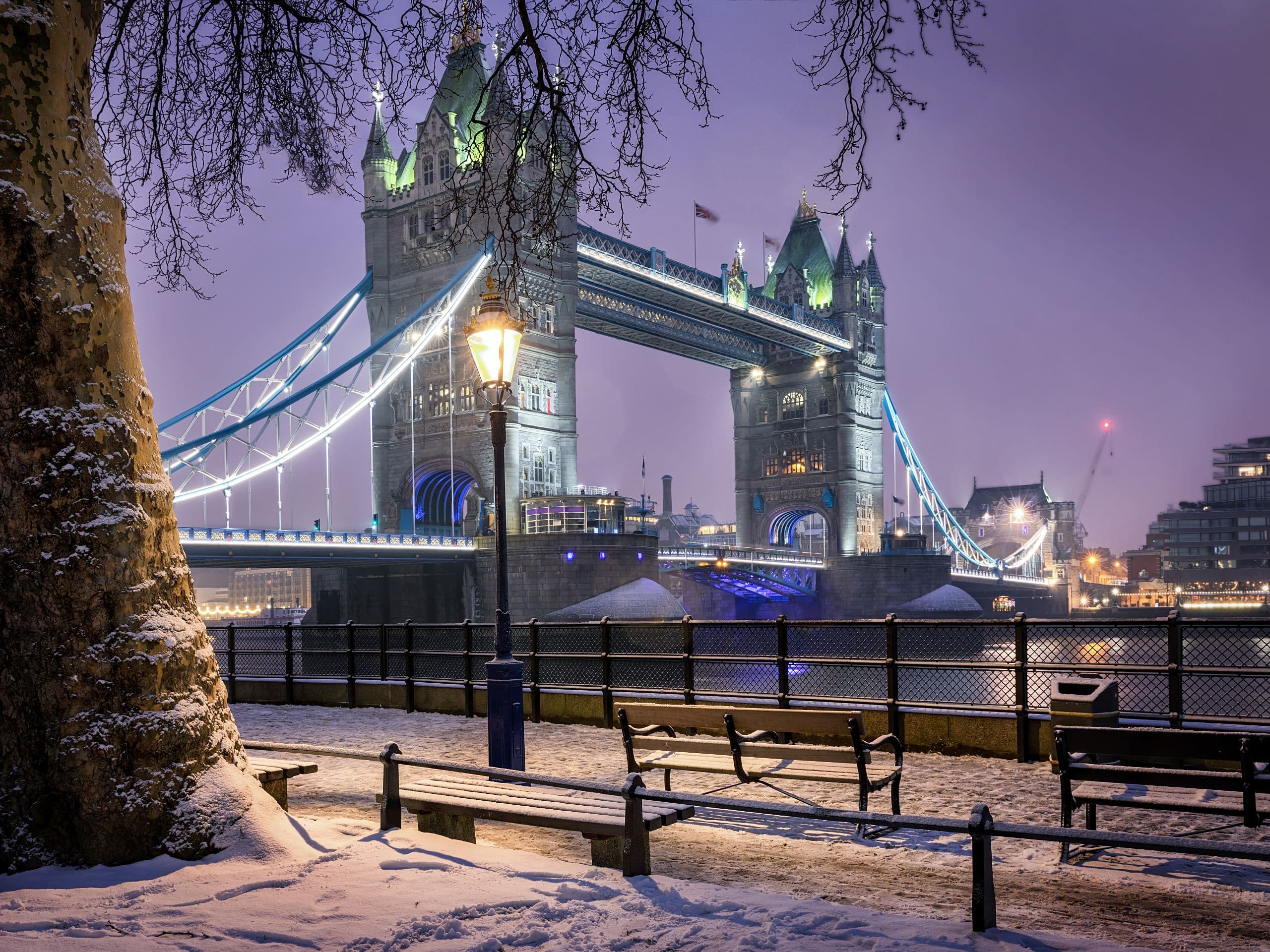 Andaz London Liverpool Street Tower Bridge in Winter