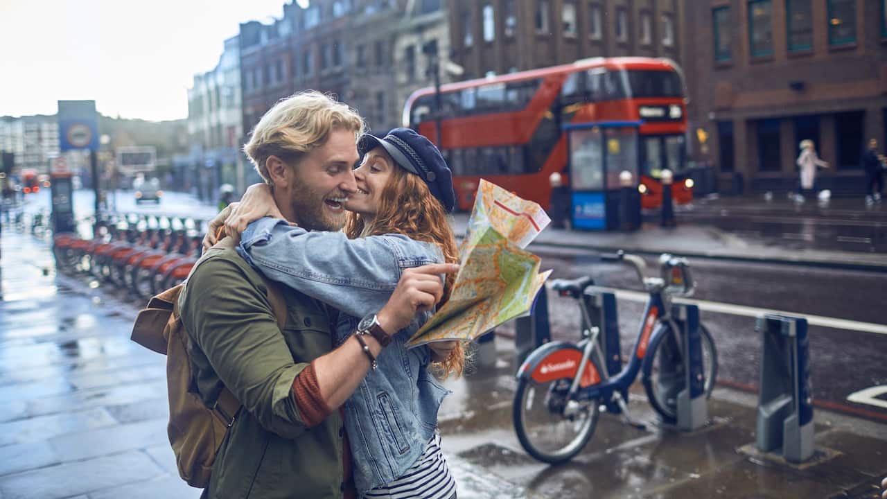East London Tourist Couple 