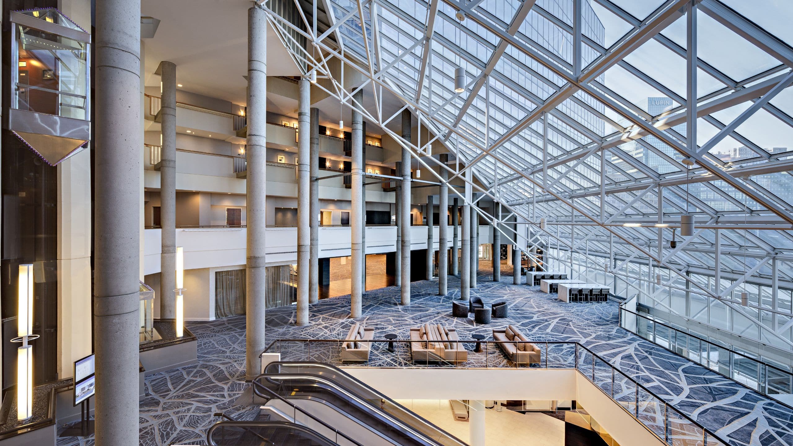 Hyatt Regency Baltimore Inner Harbor Atrium Evening