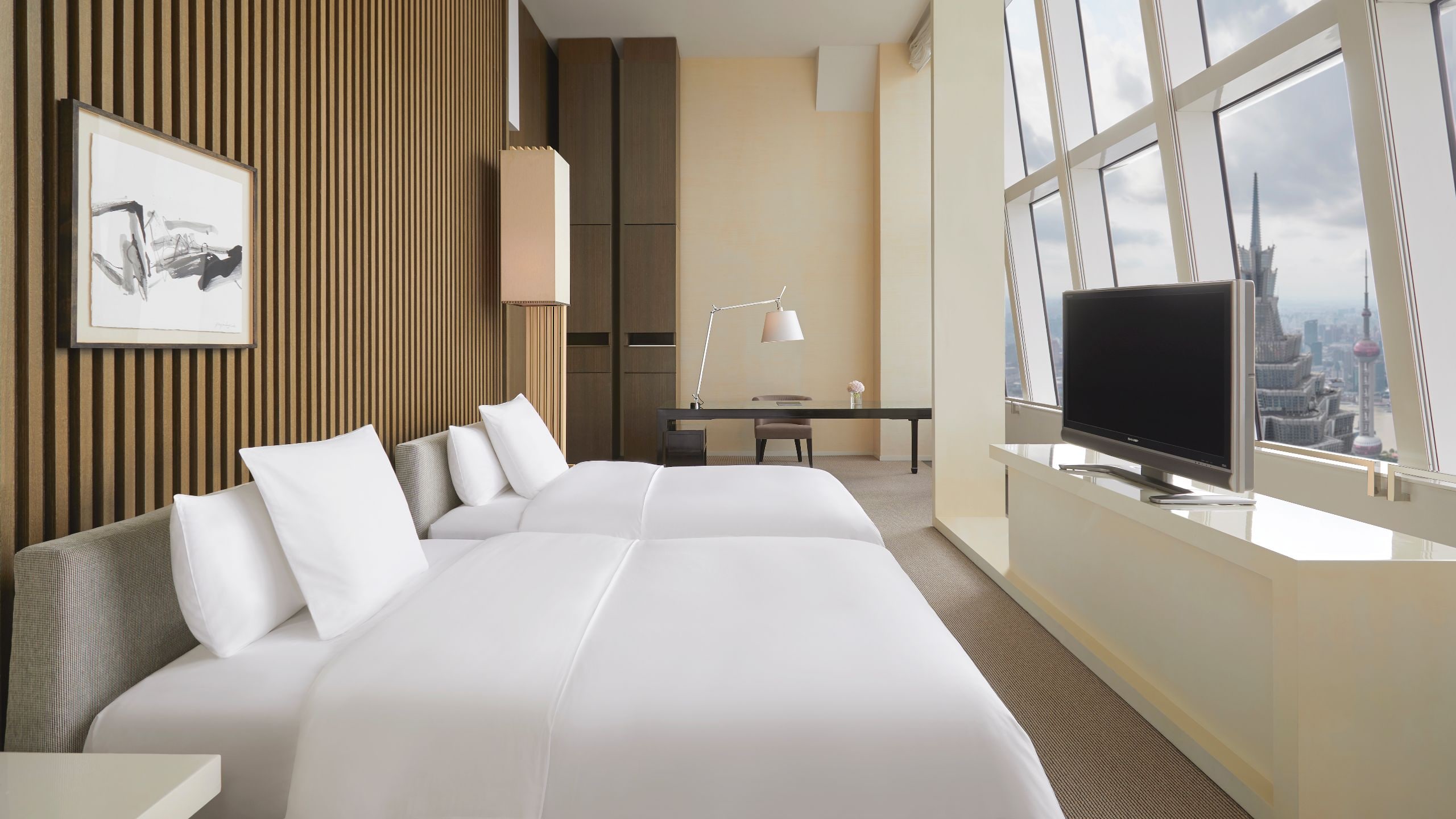 第 1，共 1 Park Hyatt Shanghai Bund View Twin Bed