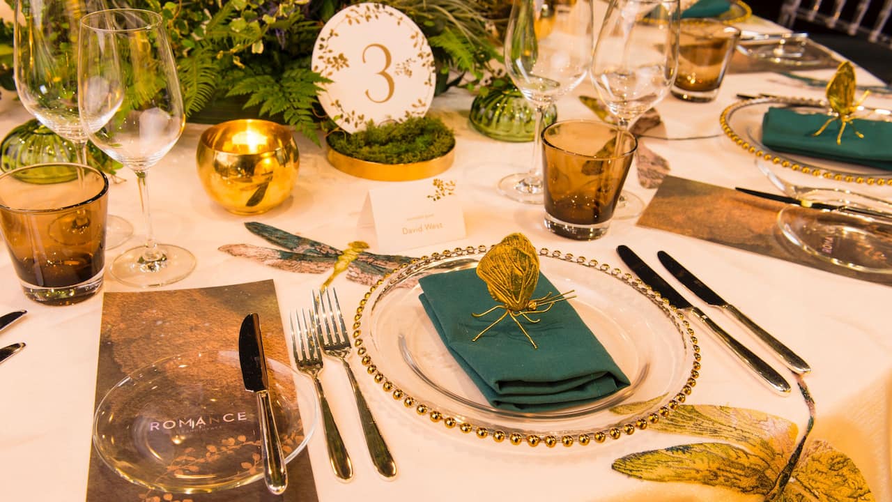 Enchanted Garden setting