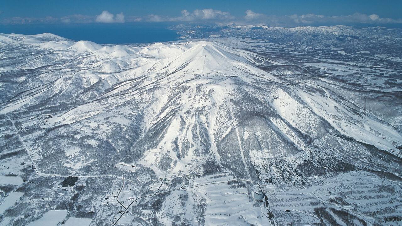 At the foot of Mount Niseko Annupuri