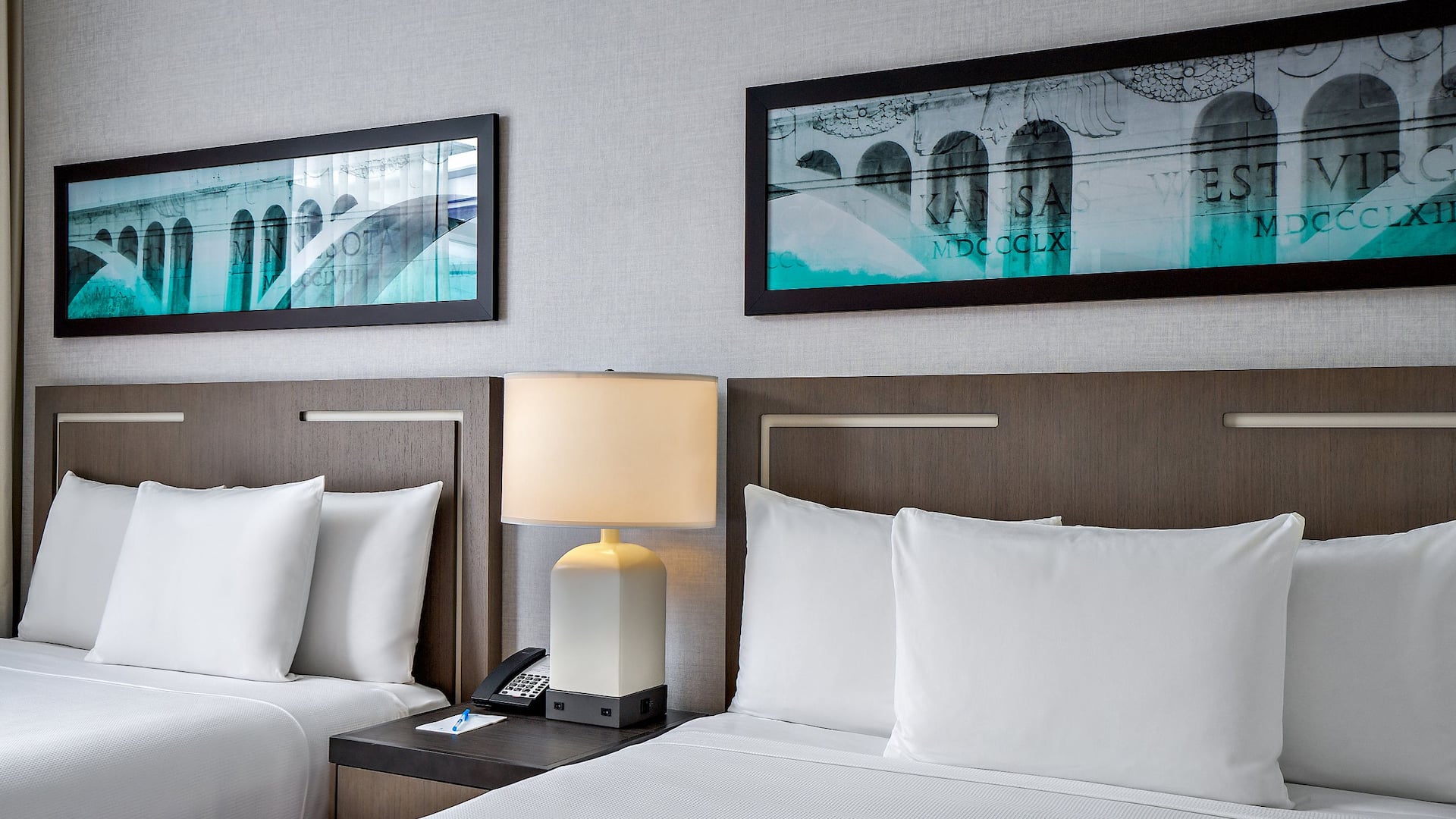 Hyatt House Washington DC / The Wharf Two Queen Bed Guestroom