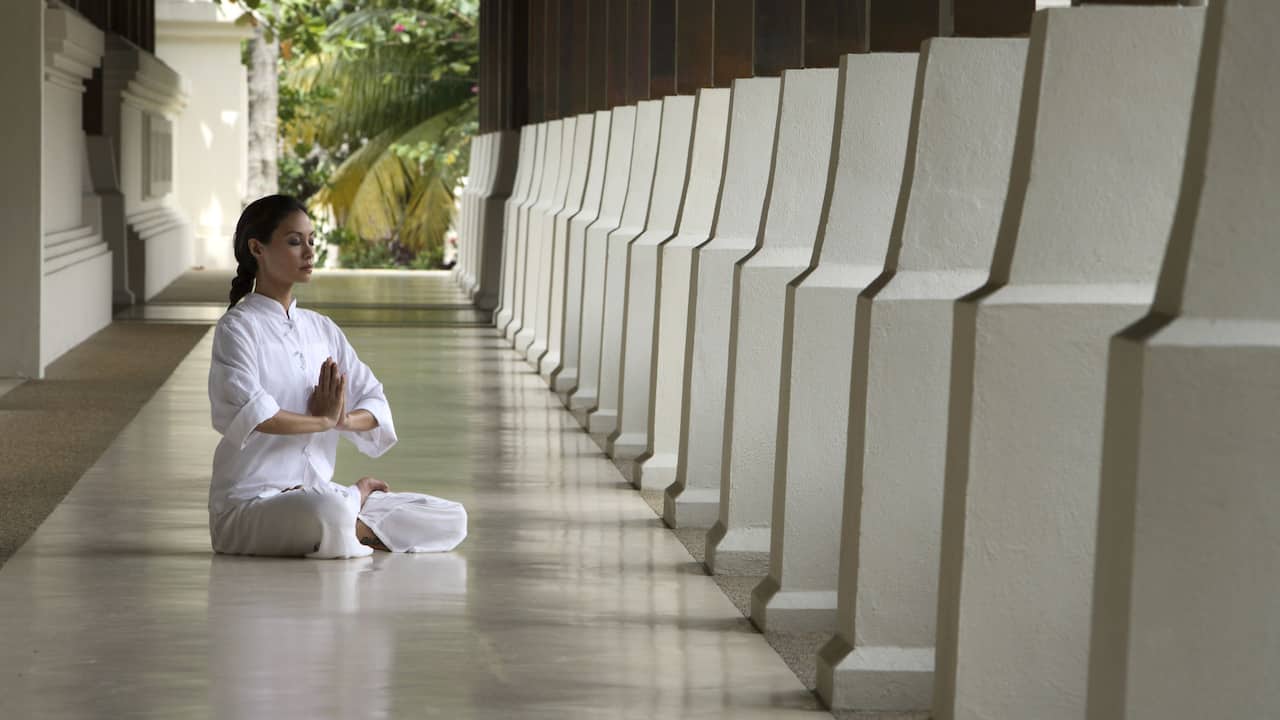 Tanjong Jara resort yoga and meditation near nature