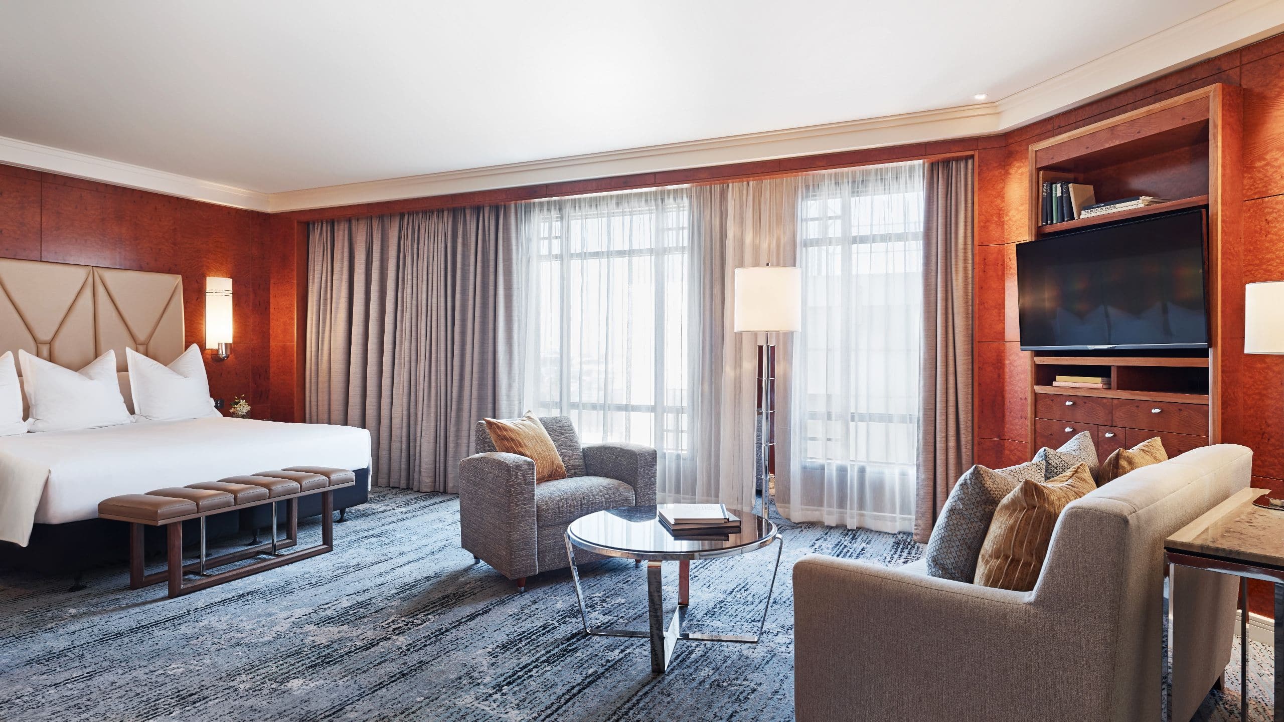 Park Hyatt Melbourne One King View Deluxe Living Area
