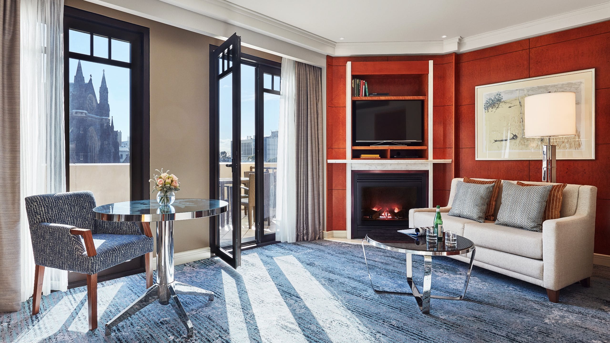 第 3，共 7 Park Hyatt Melbourne Terrace Suite Living Room