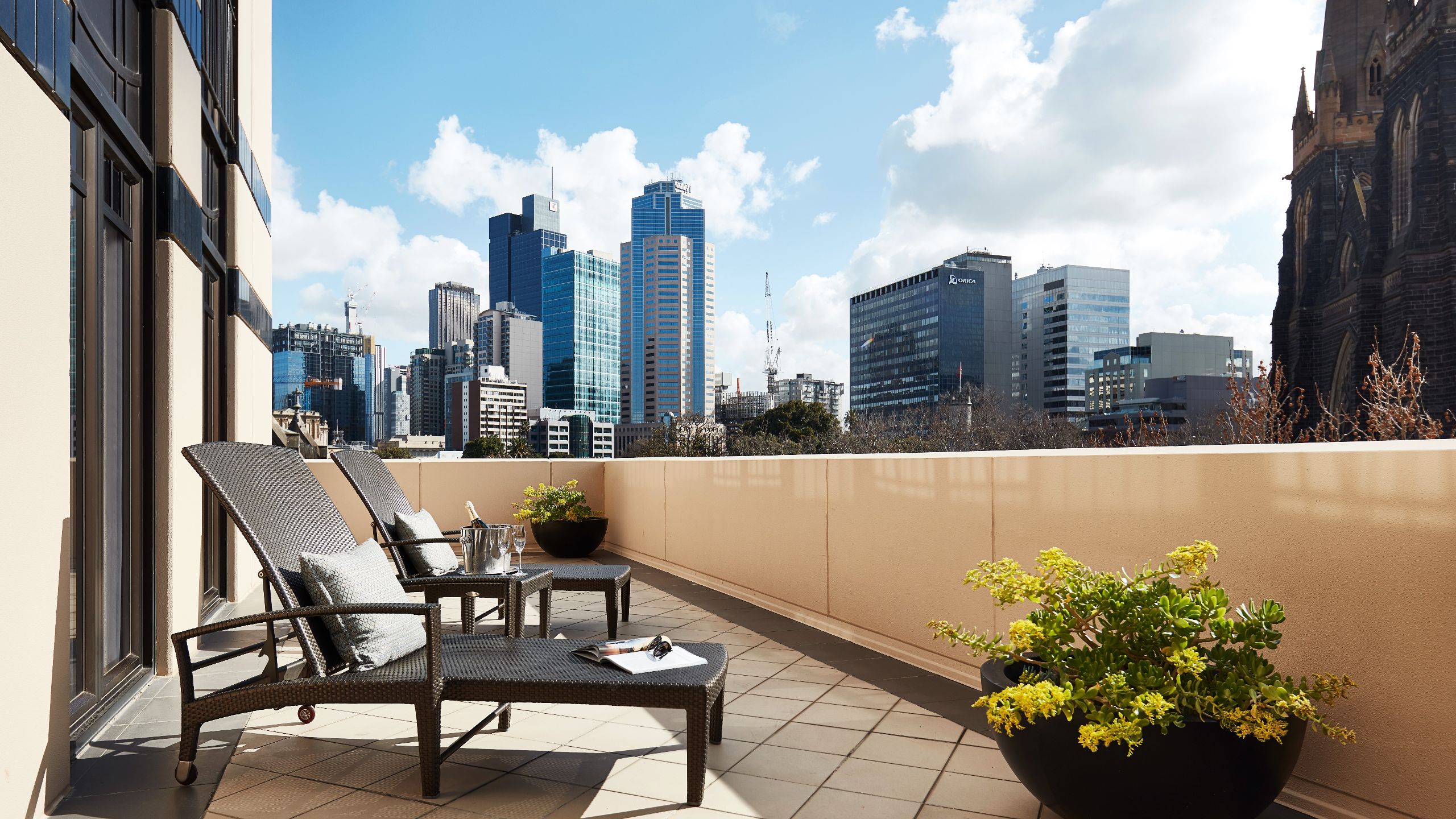 第 4，共 7 Park Hyatt Melbourne Terrace Suite Terrace