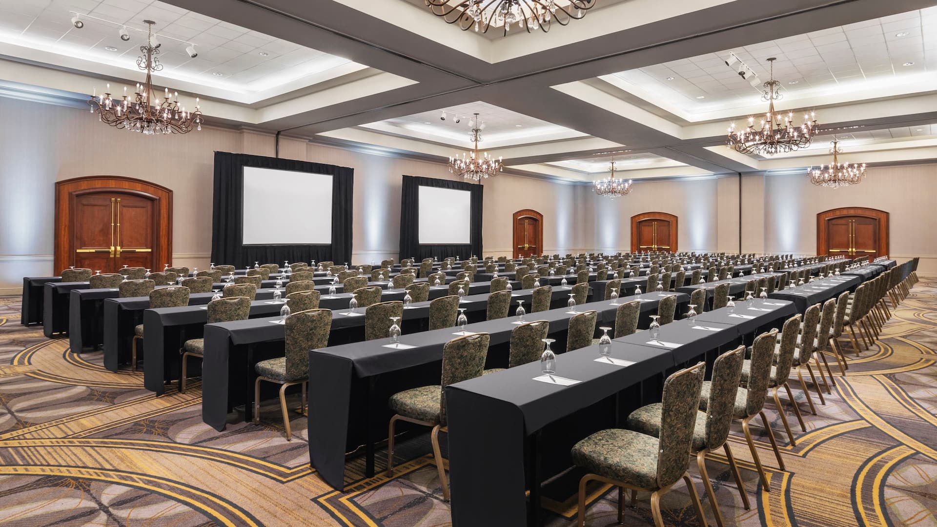 Hyatt Regency Valencia Grand Ballroom Classroom Setup