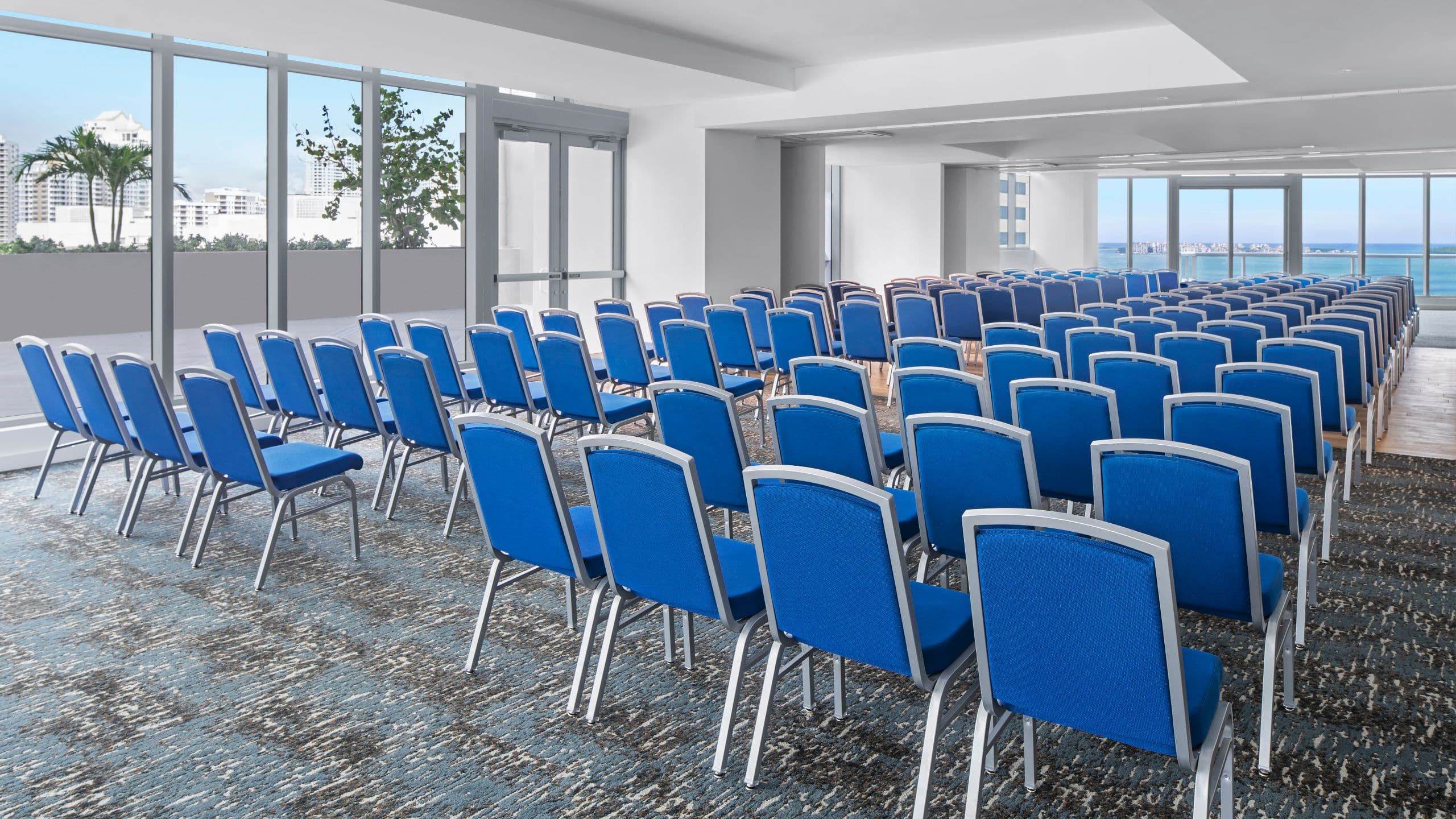 Hyatt Centric Brickell Miami Ballroom AB Theater Setup