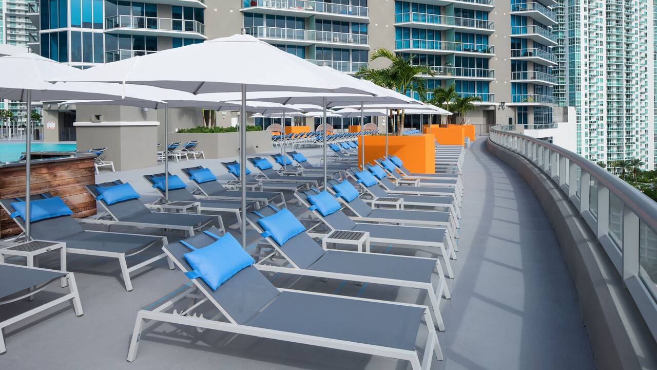 Miami Rooftop Pool Sun Deck
