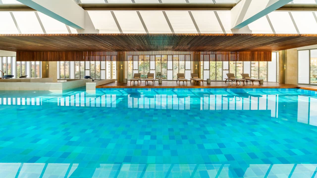 Zaitania Spa Water Circuit with city view