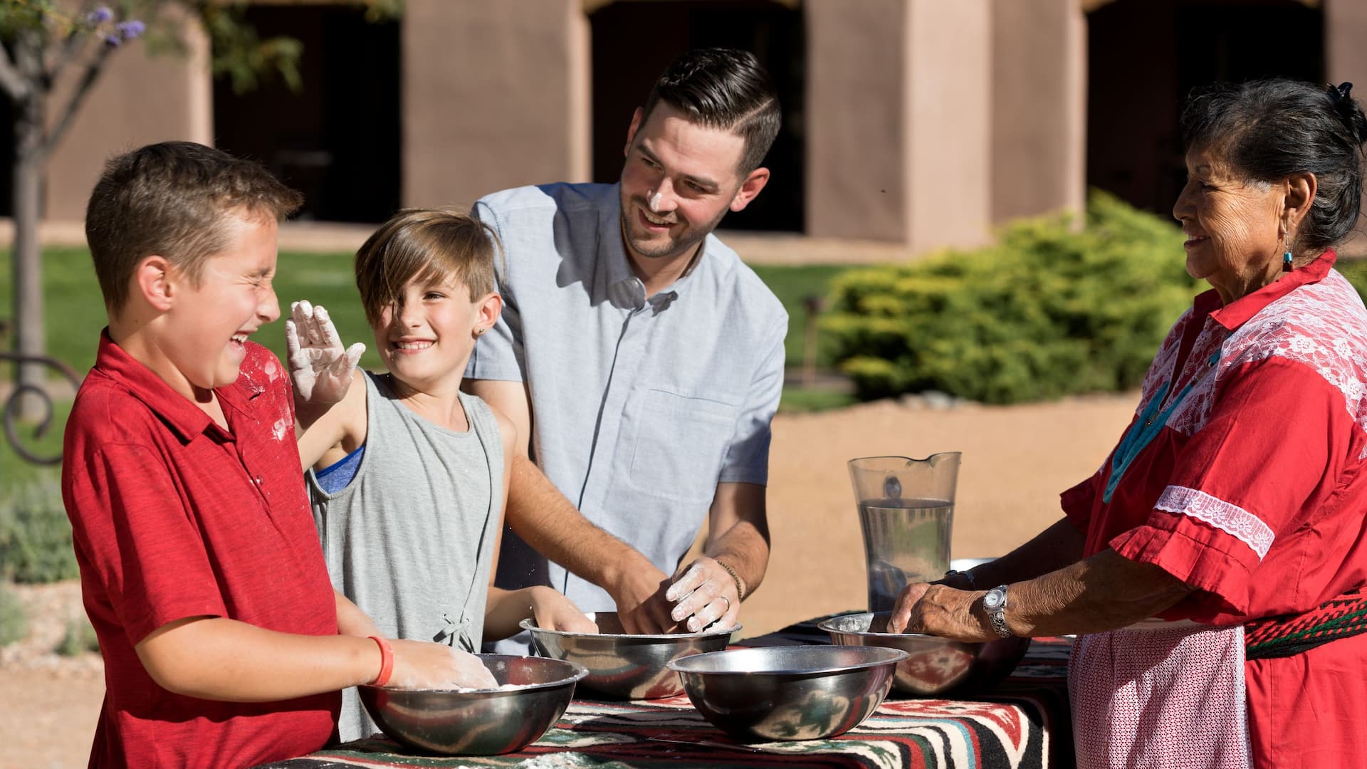 Hyatt Regency Tamaya Resort and Spa Bread Making Family