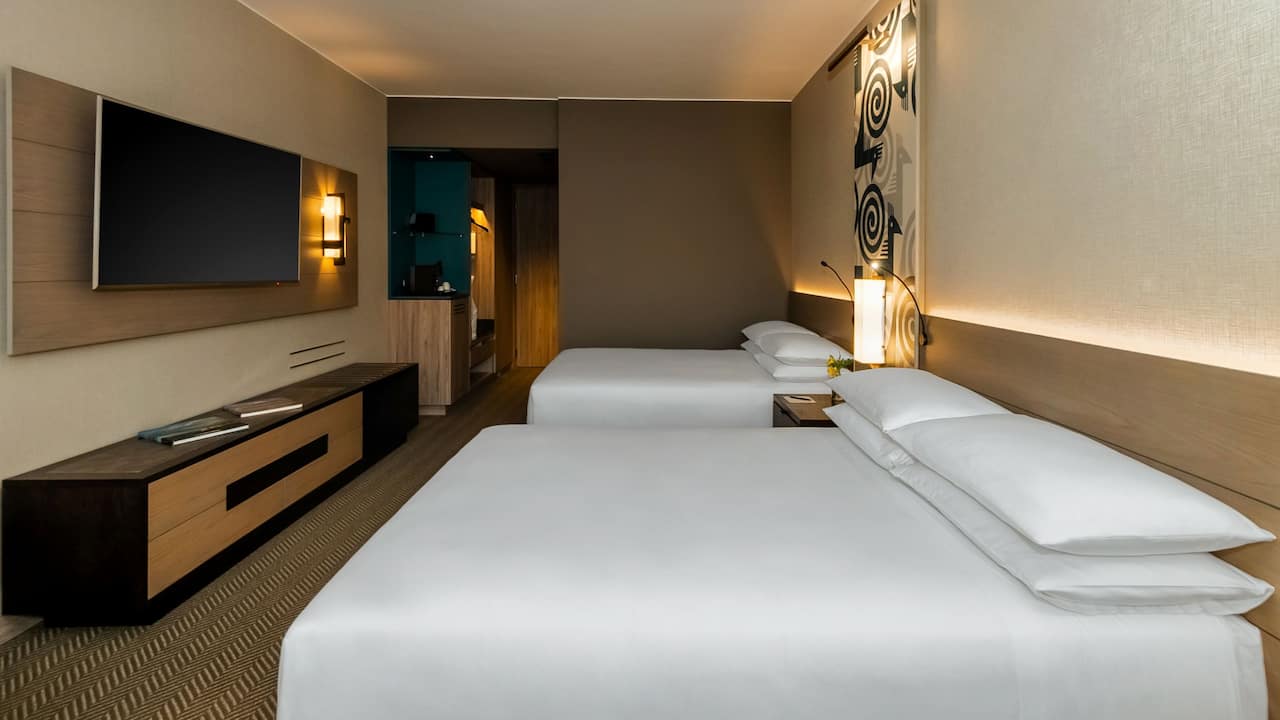 habitación queen deluxe en hotel de lujo en san isidro