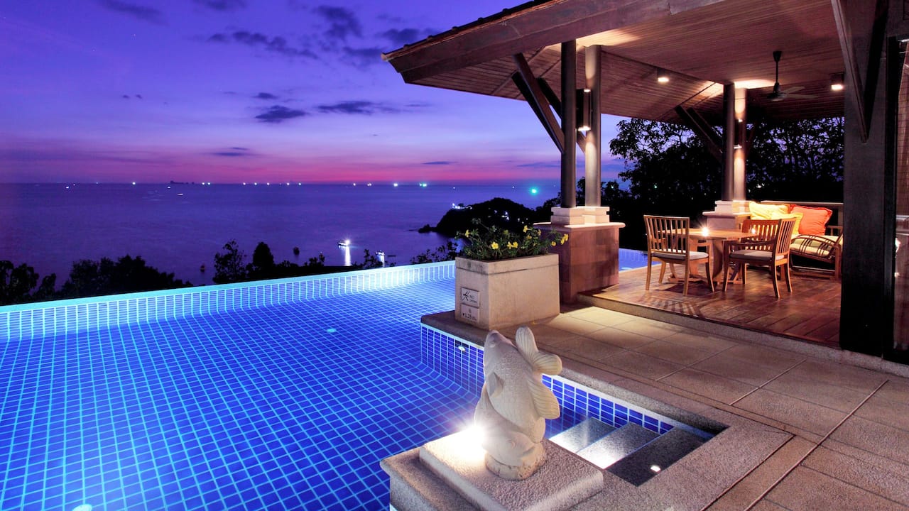 Hillside Ocean View Private Pool Villa One Bedroom