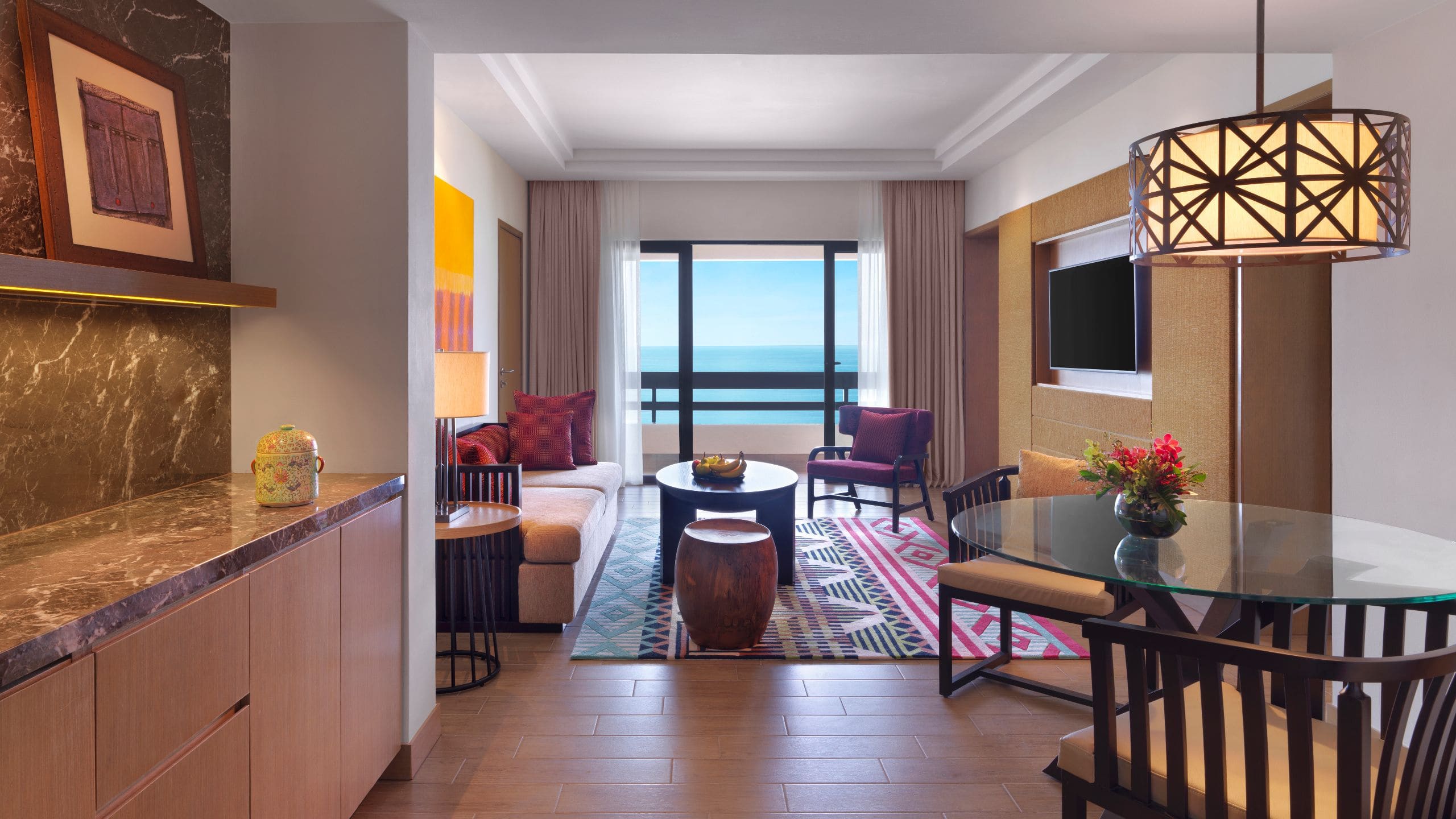 Hyatt Regency Kuantan Resort Executive Suite Living and Dining Areas