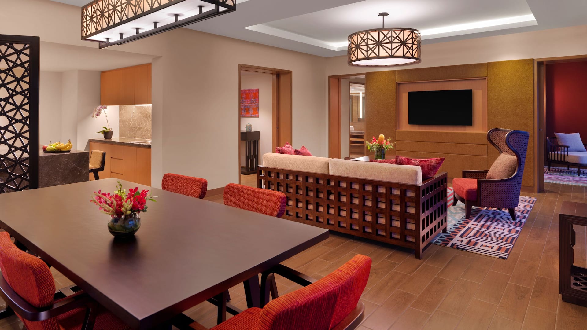 Hyatt Regency Kuantan Resort Royal Suite Living and Dining Areas